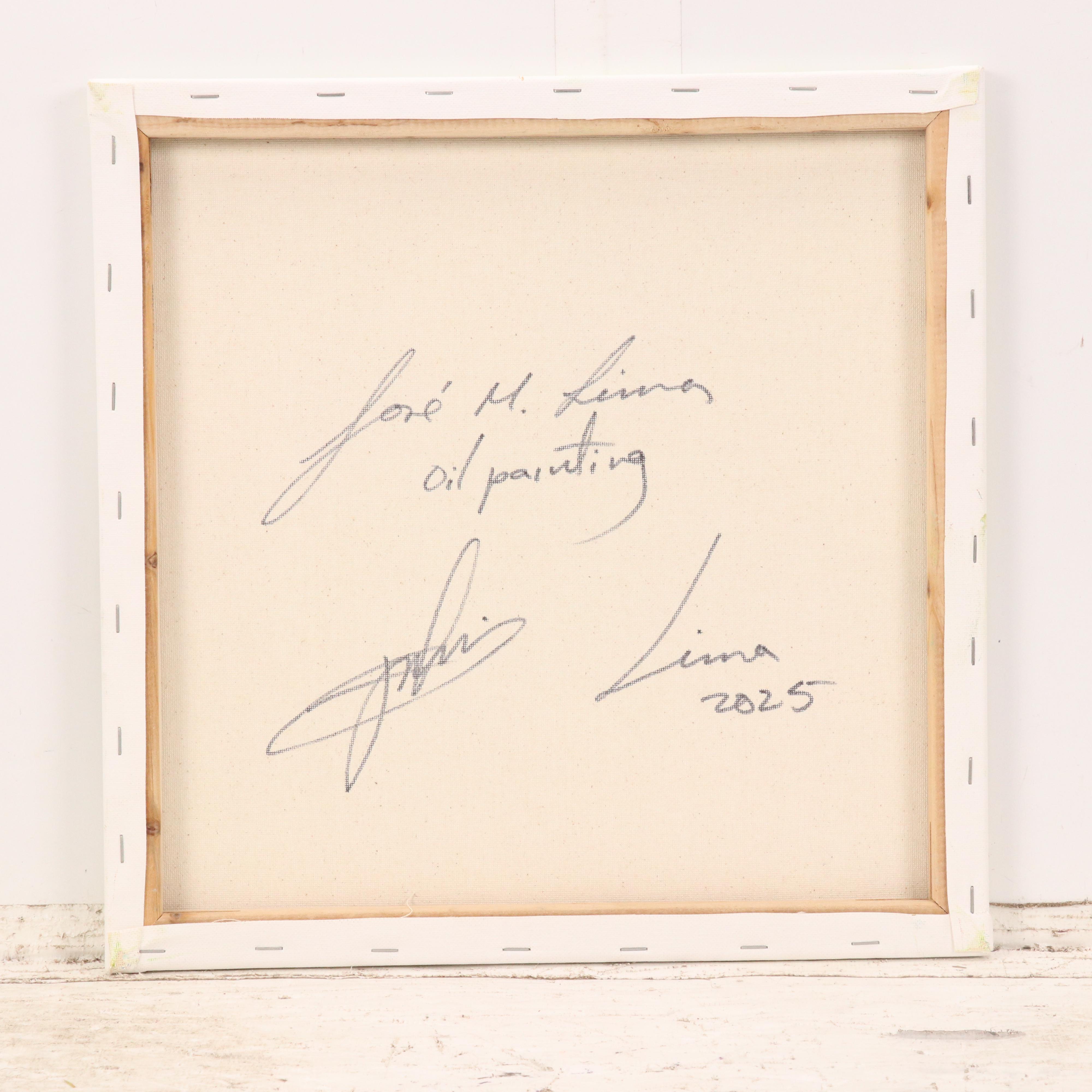 José M. Lima Abstract Oil Painting, 2025