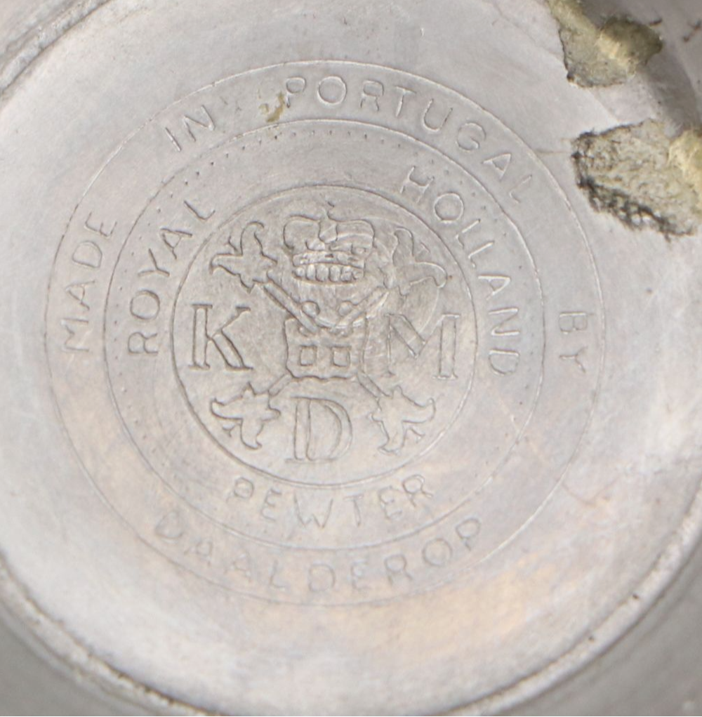 Colonial Style Royal Holland and Other Pewter Candle Holders