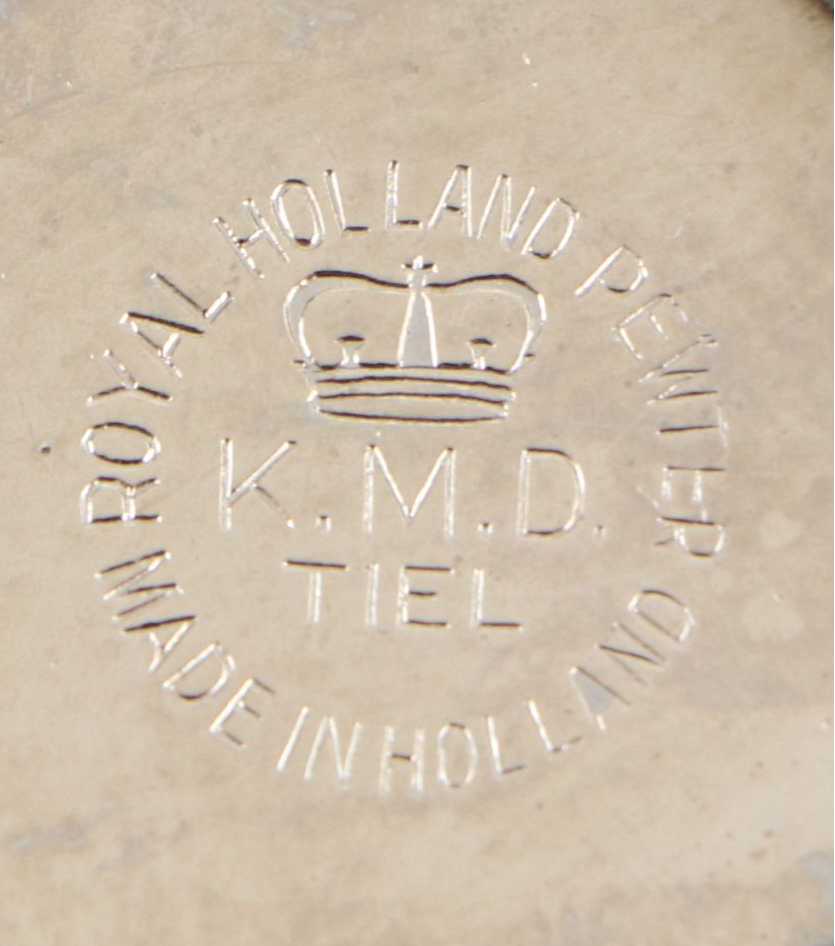 Colonial Style Royal Holland and Other Pewter Candle Holders