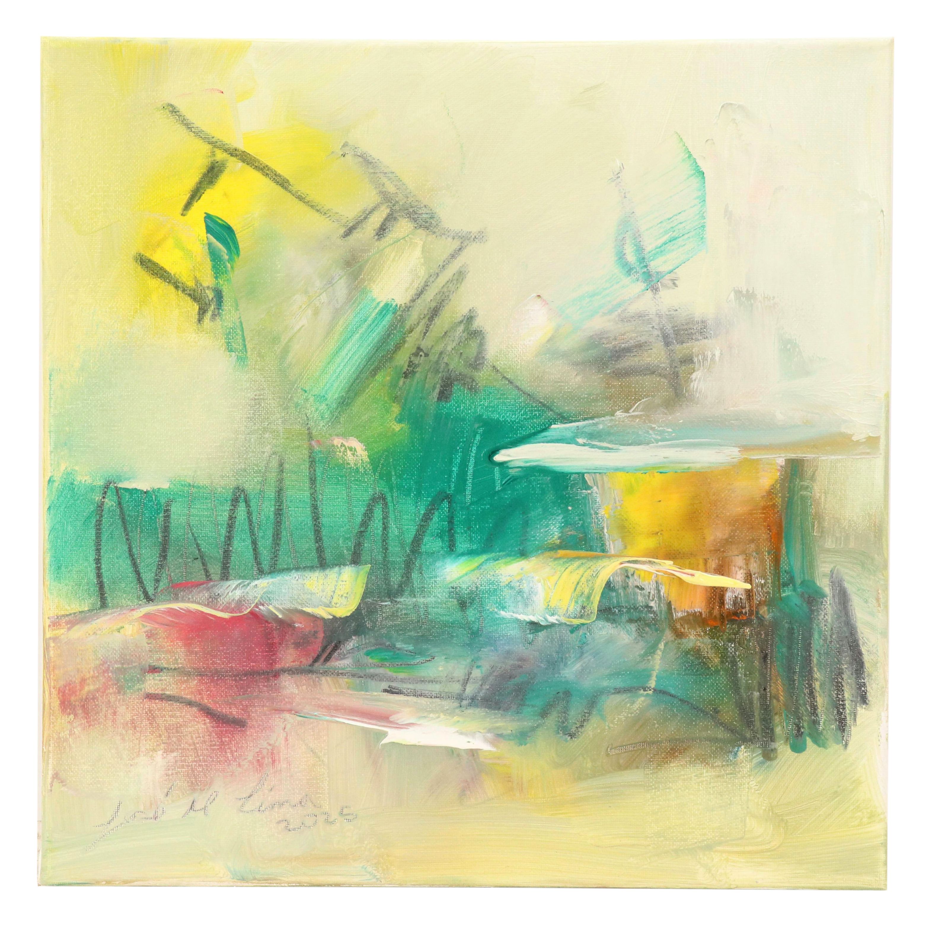 José M. Lima Abstract Oil Painting, 2025