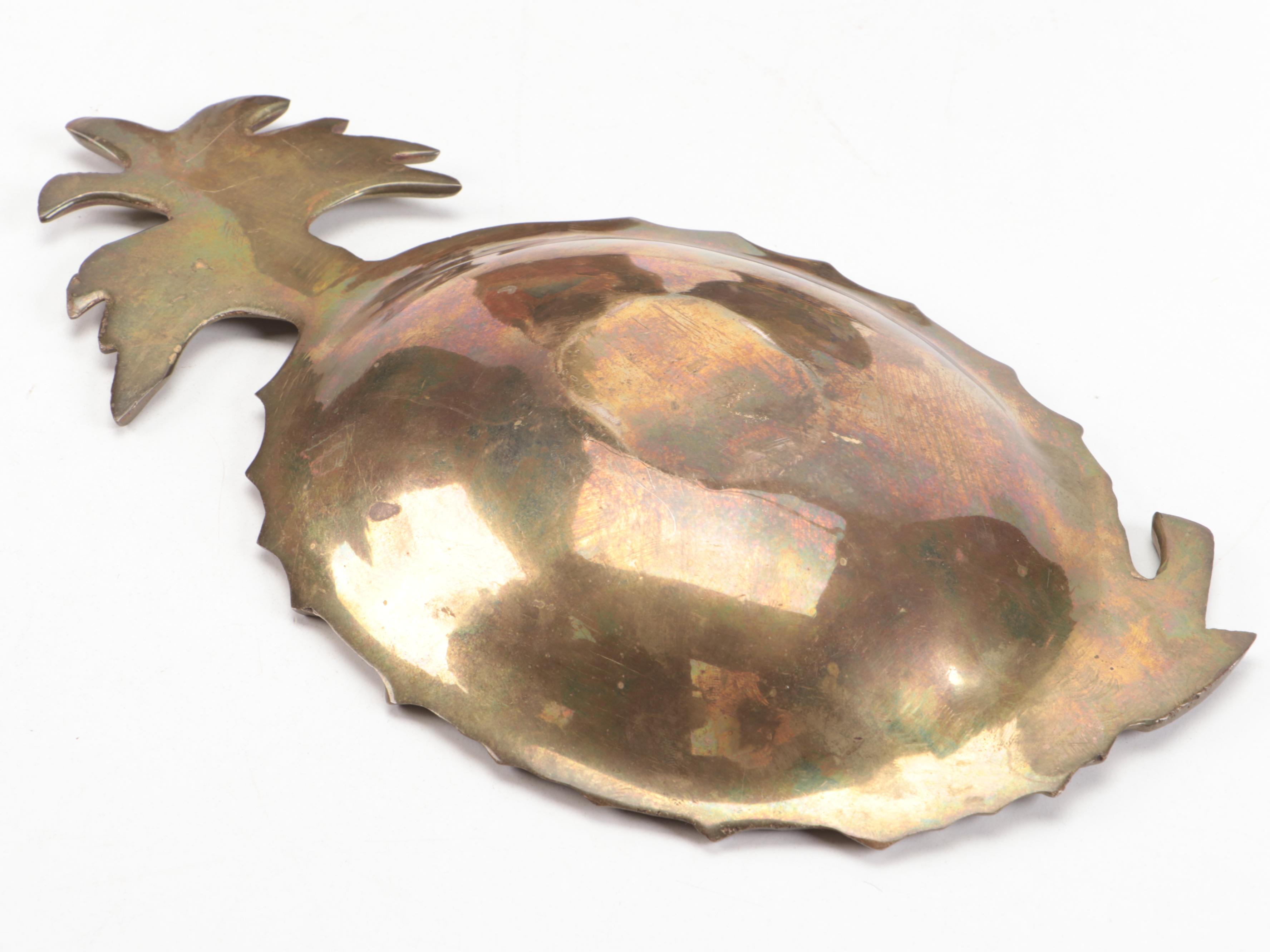 Chinese Satsuma Style Ceramic Vase with Cloisonné Vase and Other Brass Décor