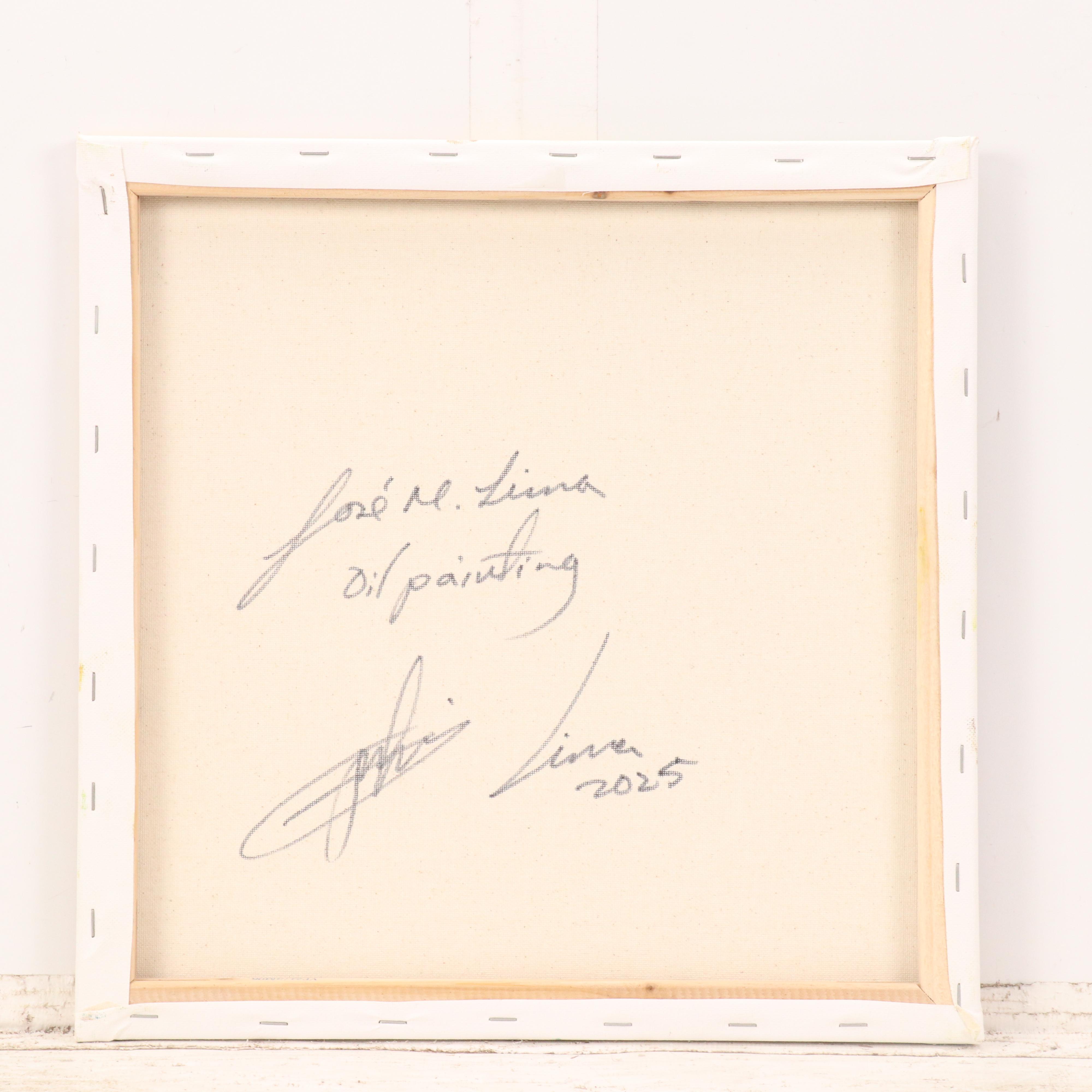 José M. Lima Abstract Oil Painting, 2025