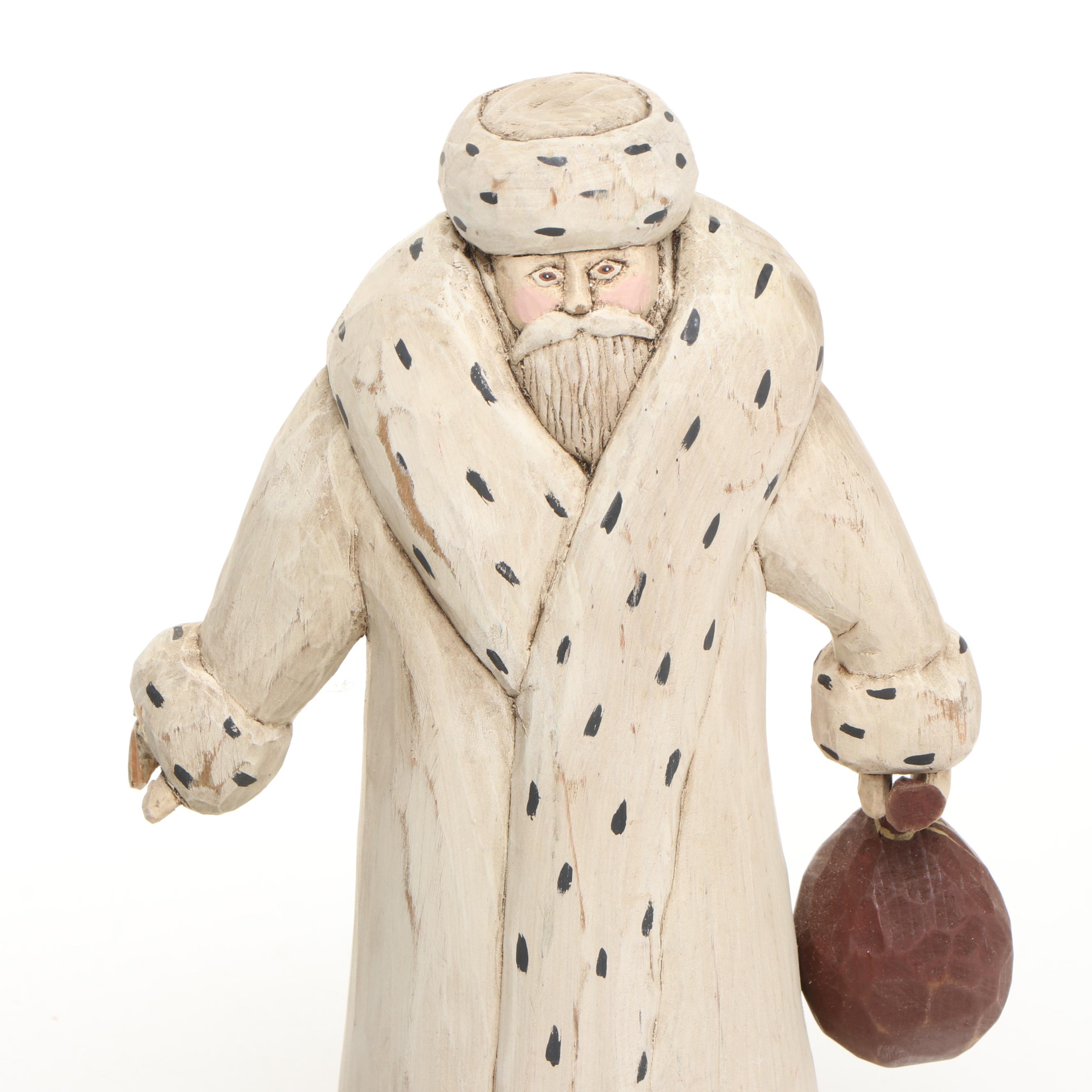 Jim Shore "It's a Blue Christmas" and Other Santa Claus Figurines