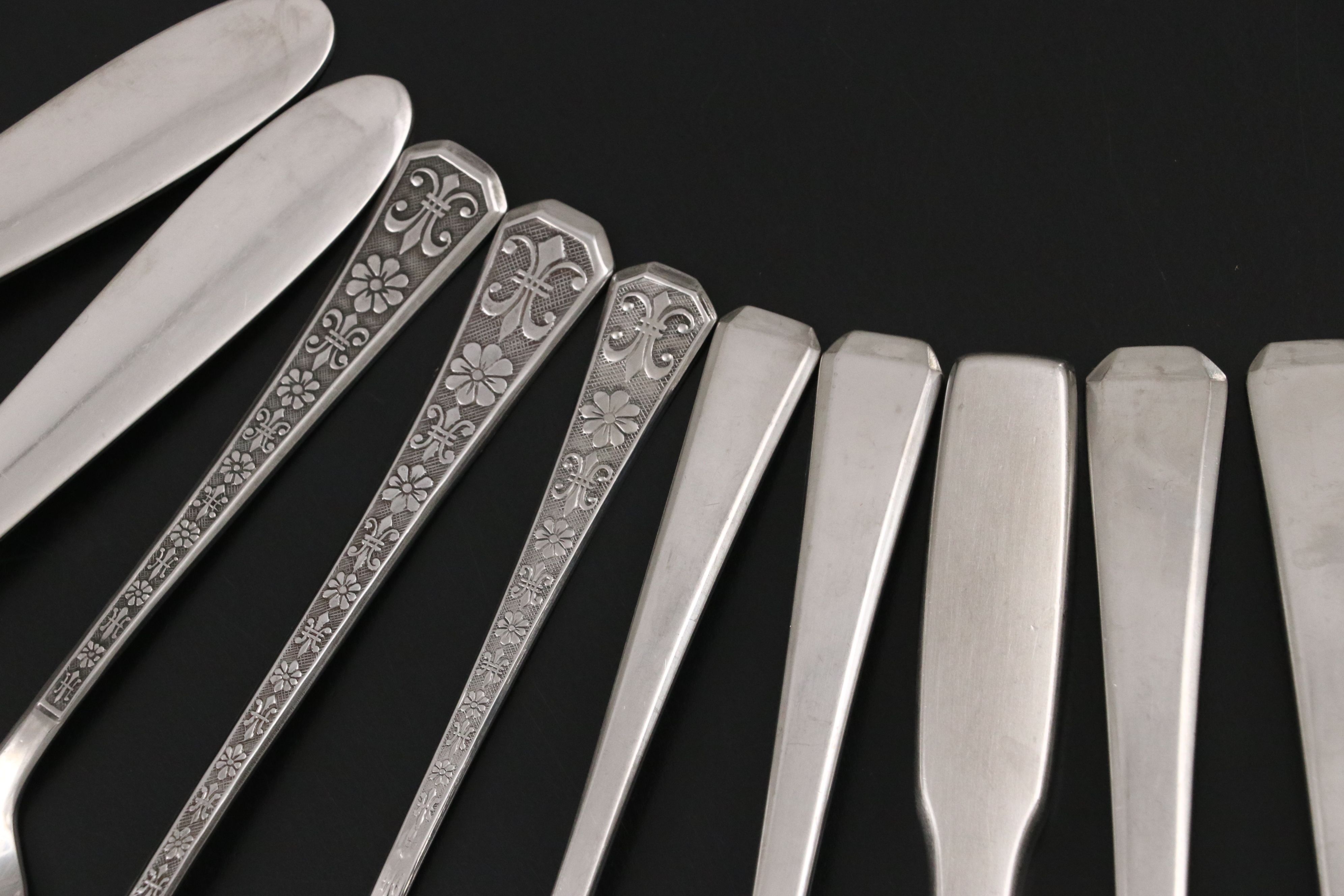 Gorham "Column" Stainless Steel Flatware