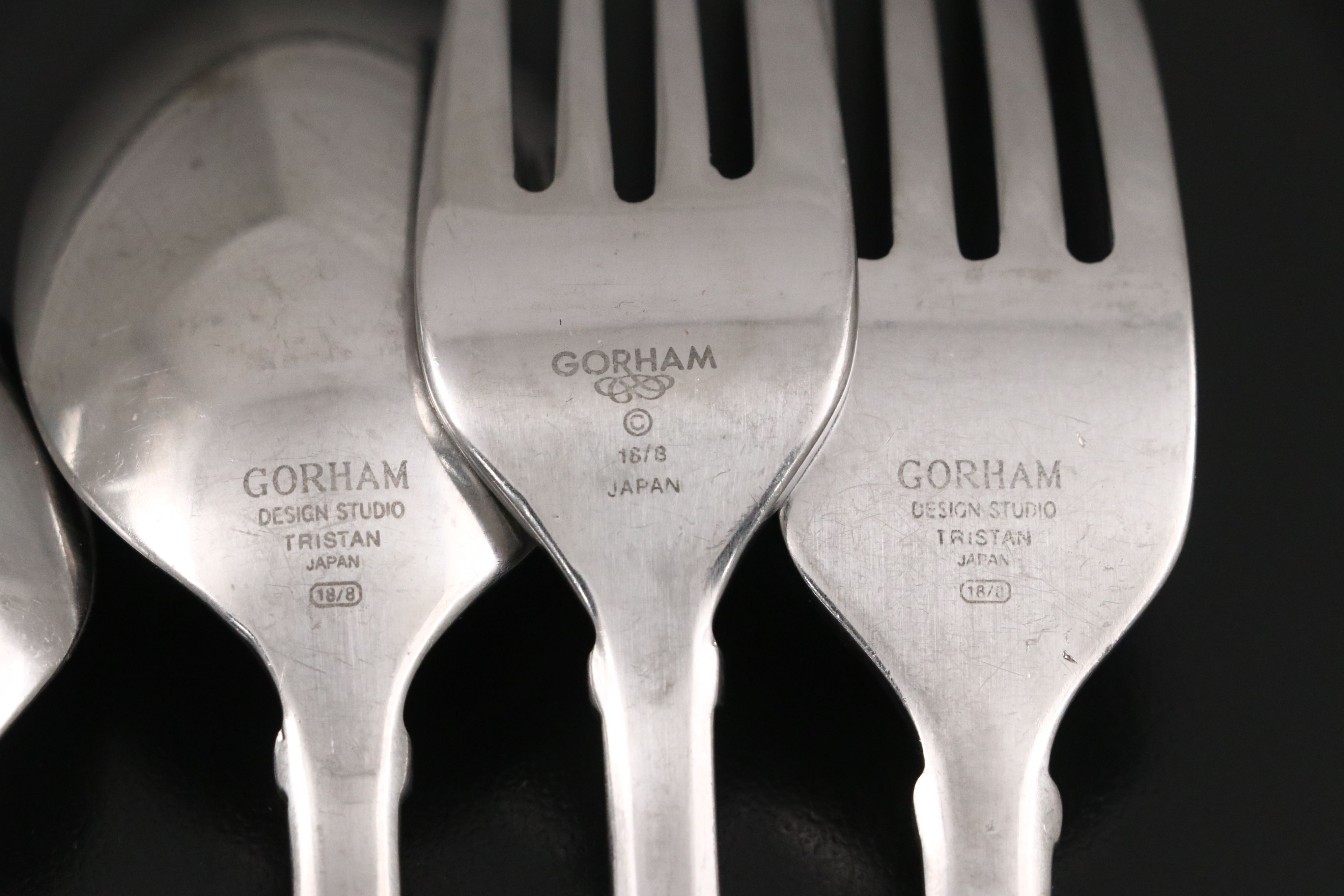 Gorham "Column" Stainless Steel Flatware