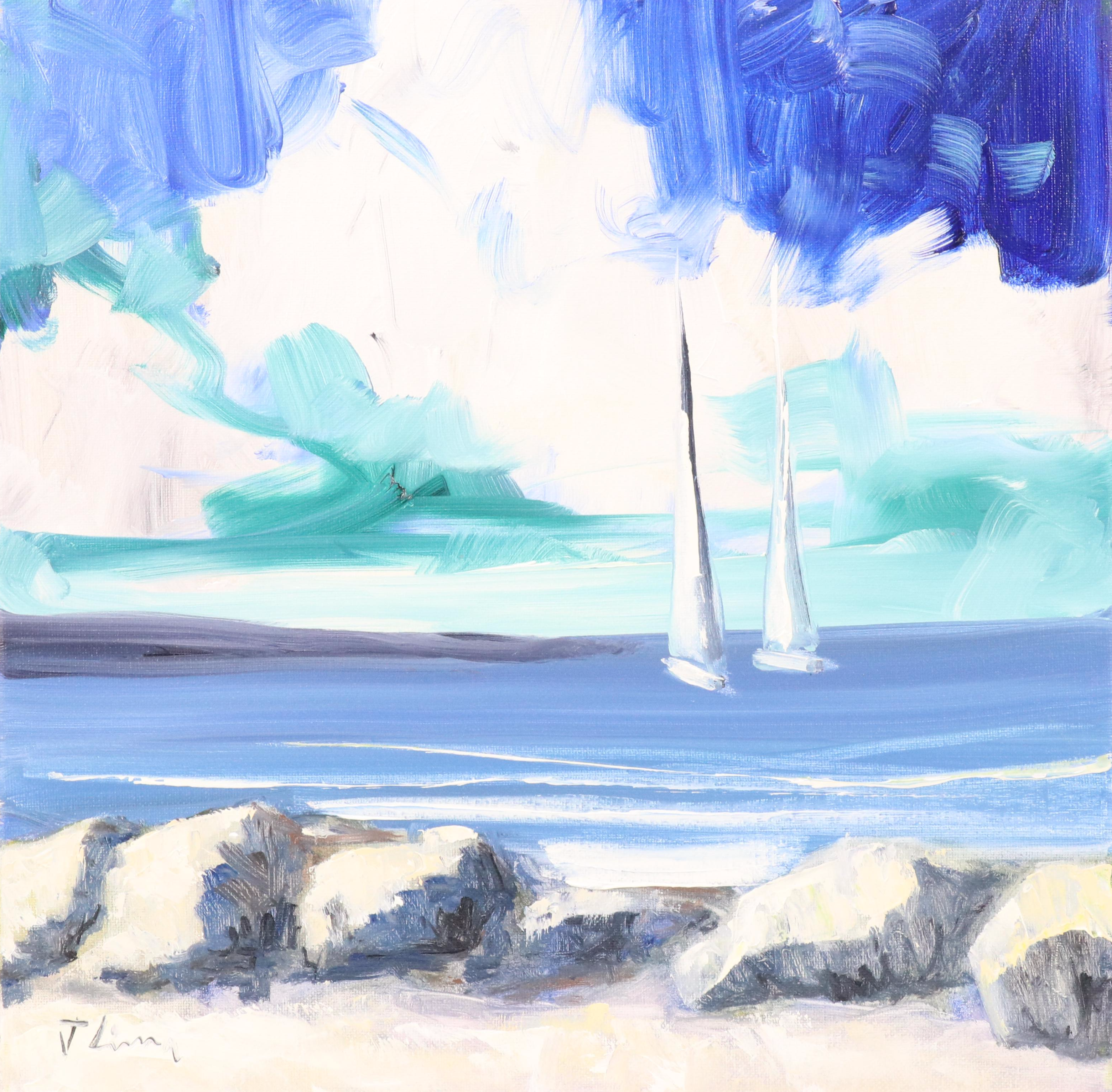 José M. Lima Stylized Nautical Oil Painting, 2025