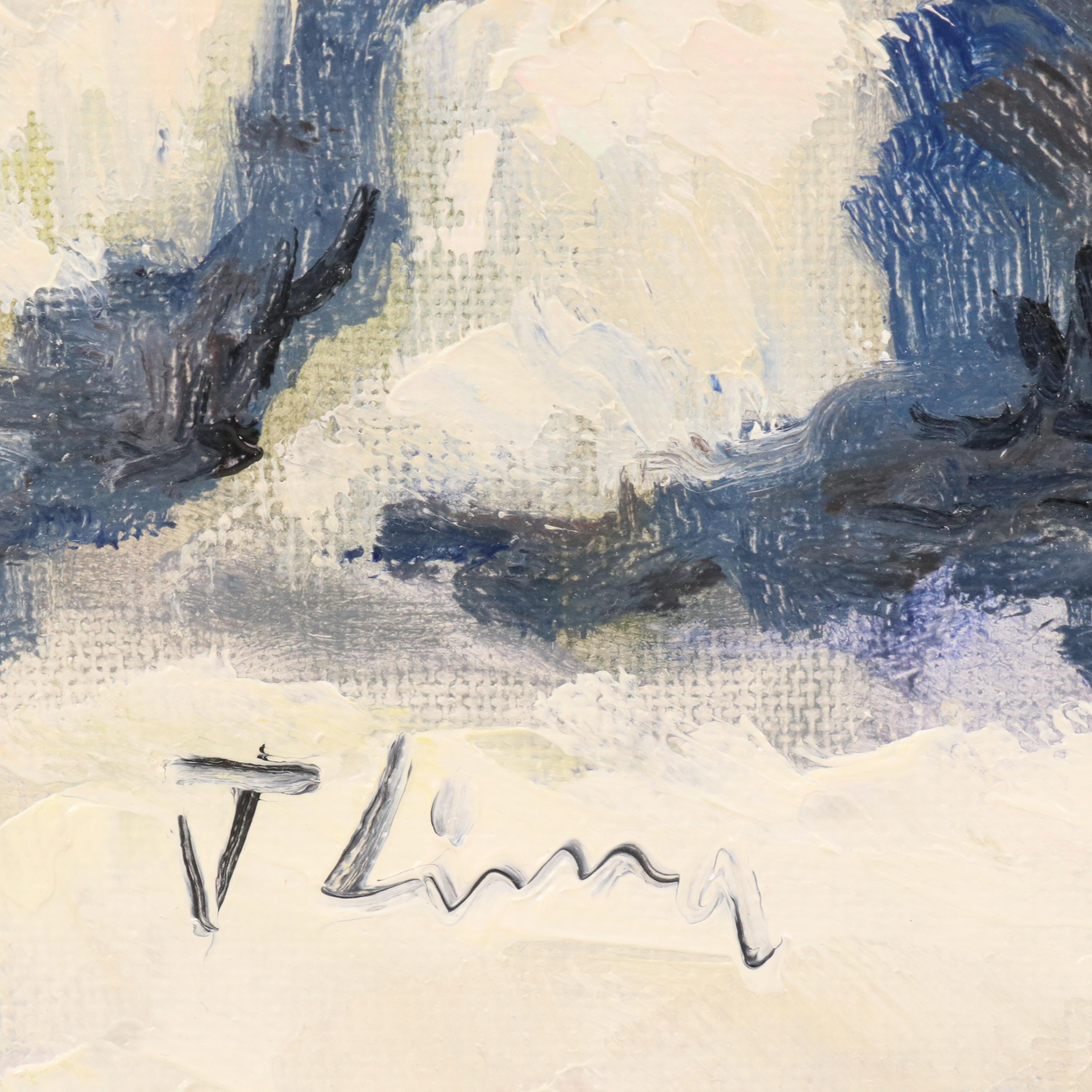 José M. Lima Stylized Nautical Oil Painting, 2025