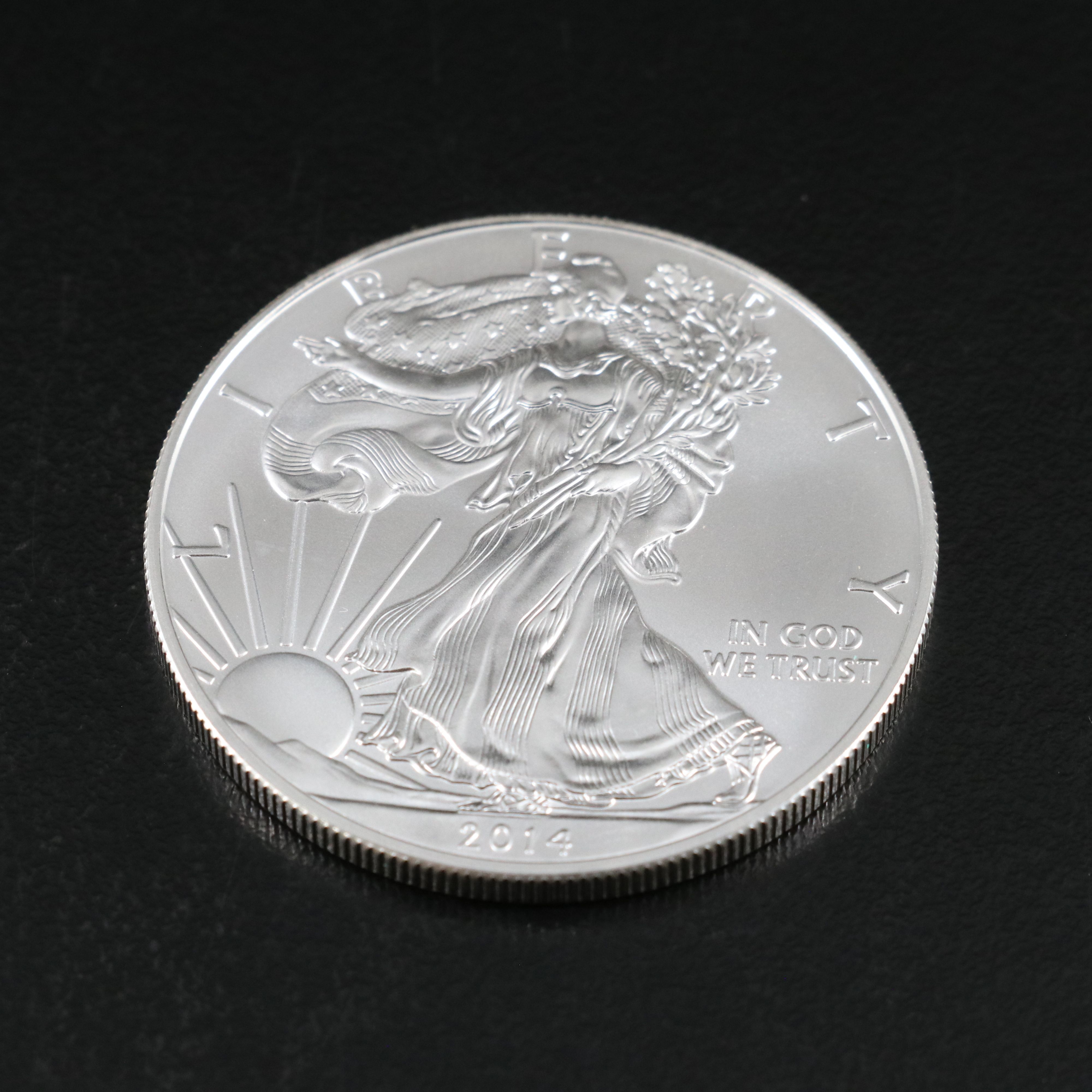 Three 2014 U.S. Silver Eagles