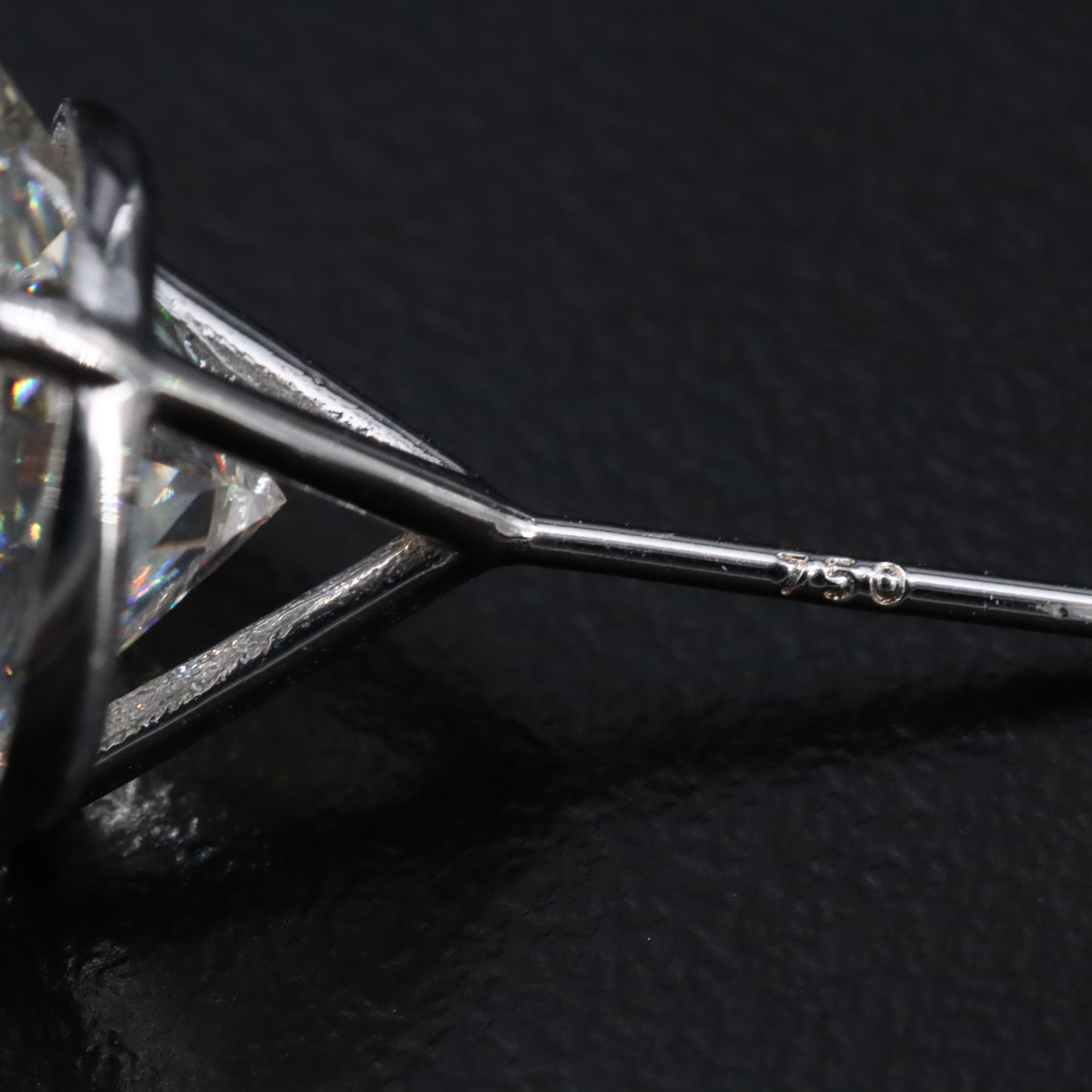 18K 10.12 CTW Lab Grown Diamond Solitaire Earrings