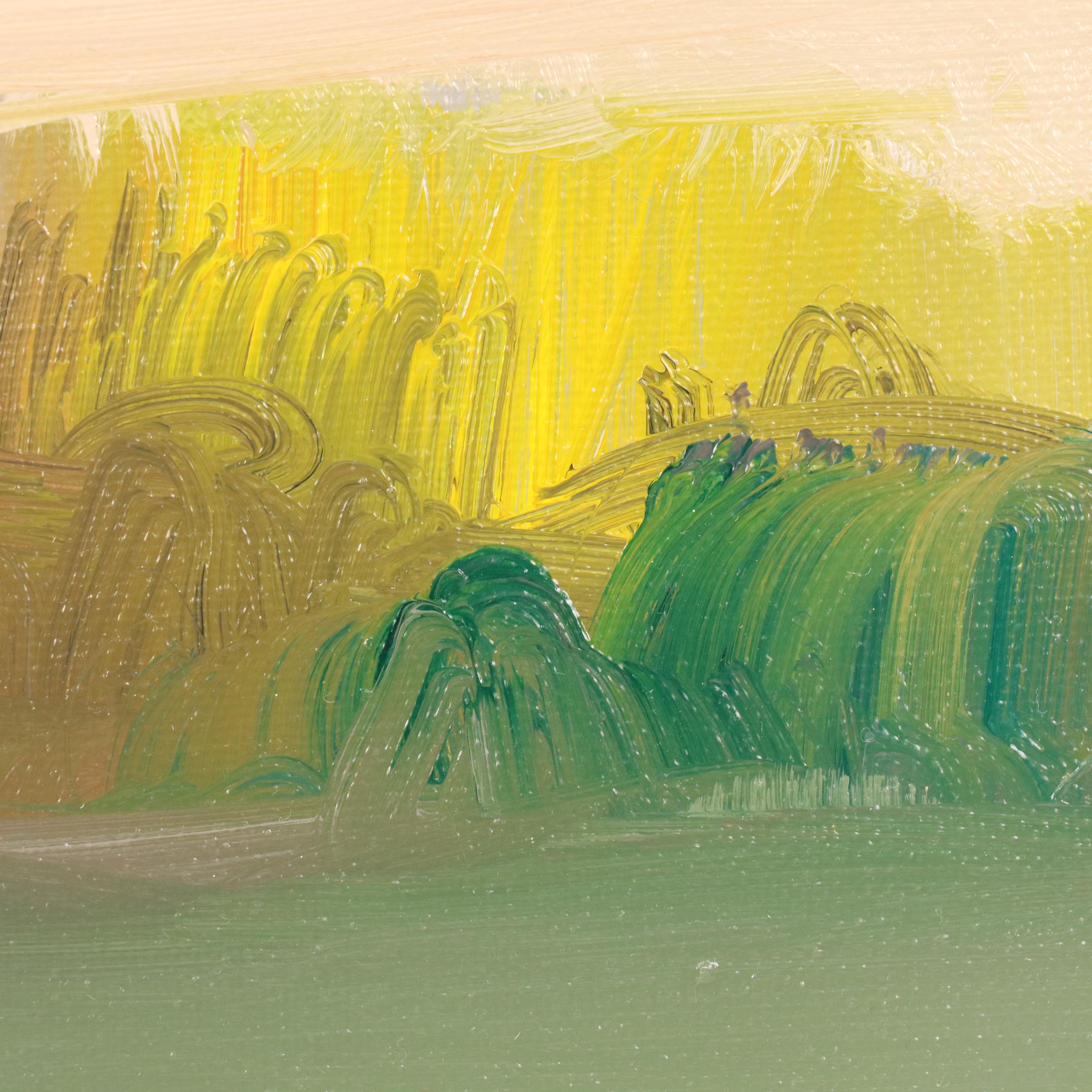 José M. Lima Stylized Landscape Oil Painting, 2025