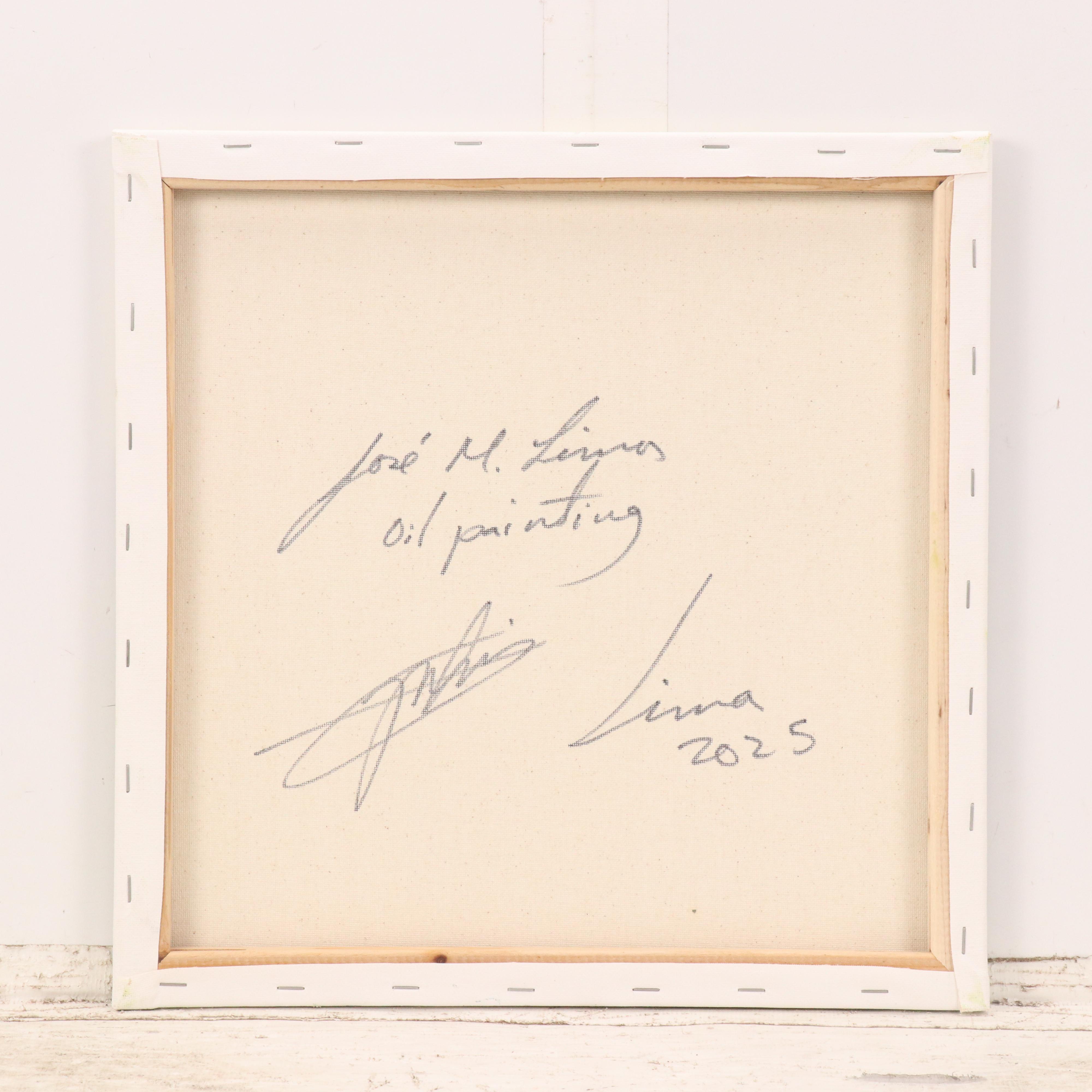 José M. Lima Stylized Landscape Oil Painting, 2025