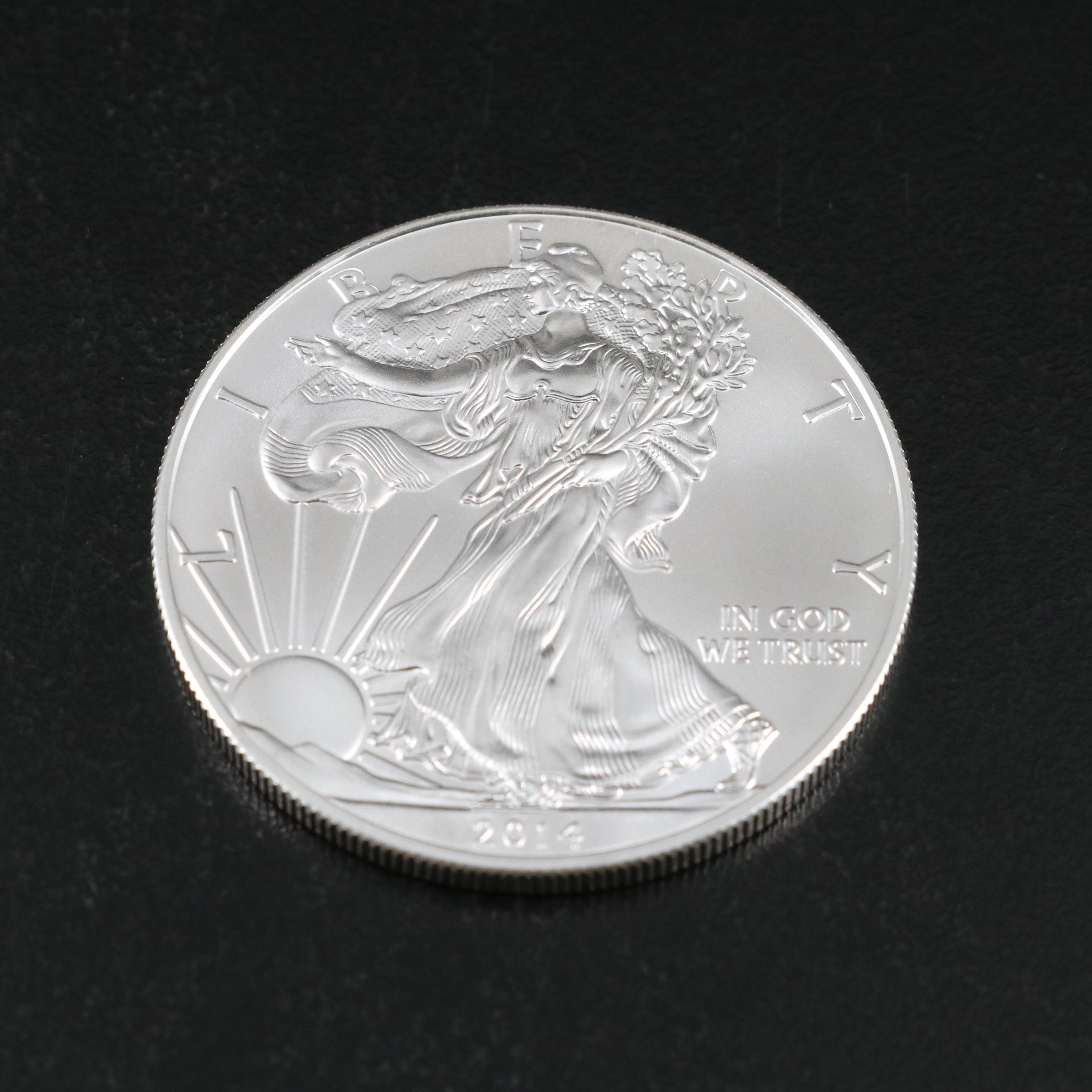 Three 2014 U.S. Silver Eagles