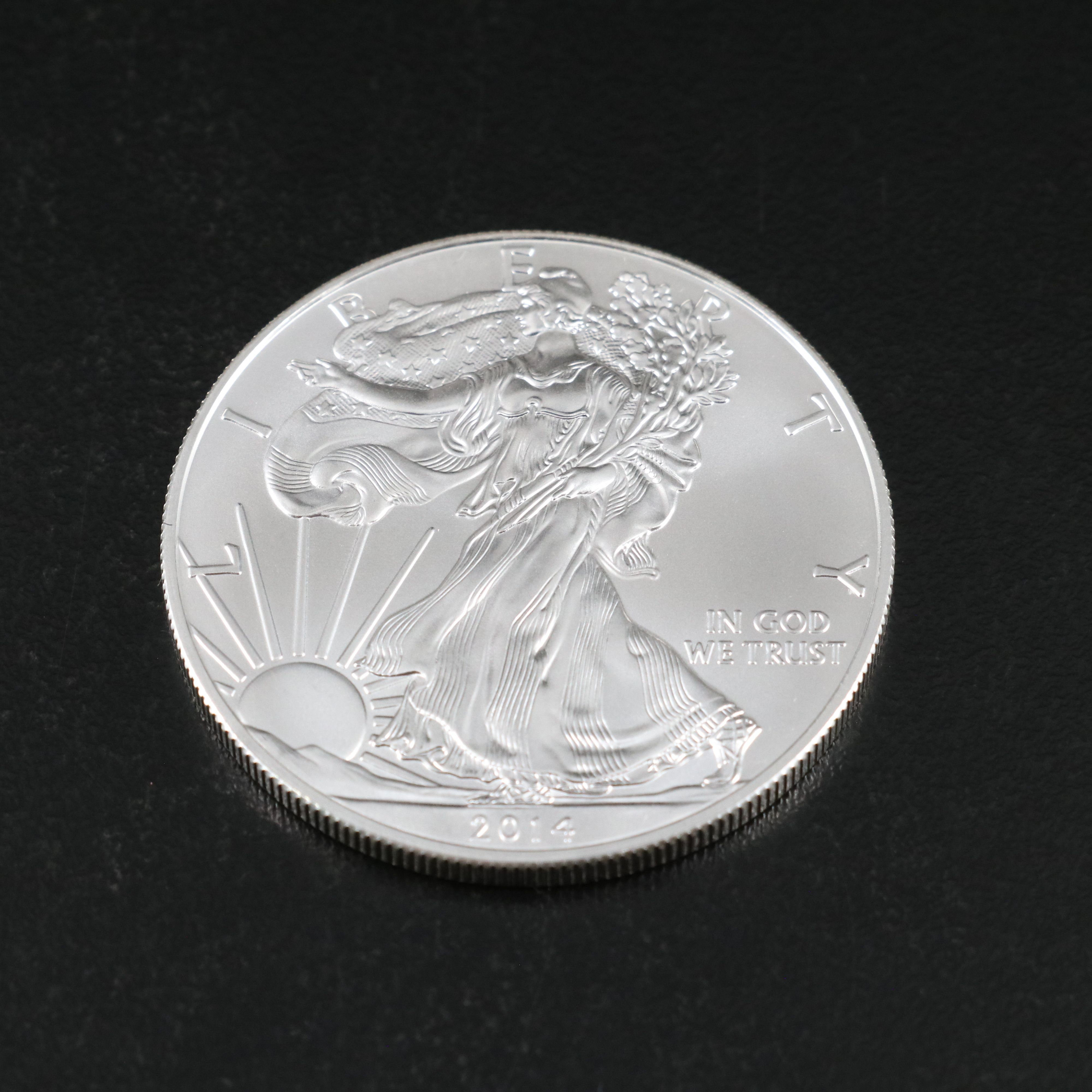 Three 2014 U.S. Silver Eagles