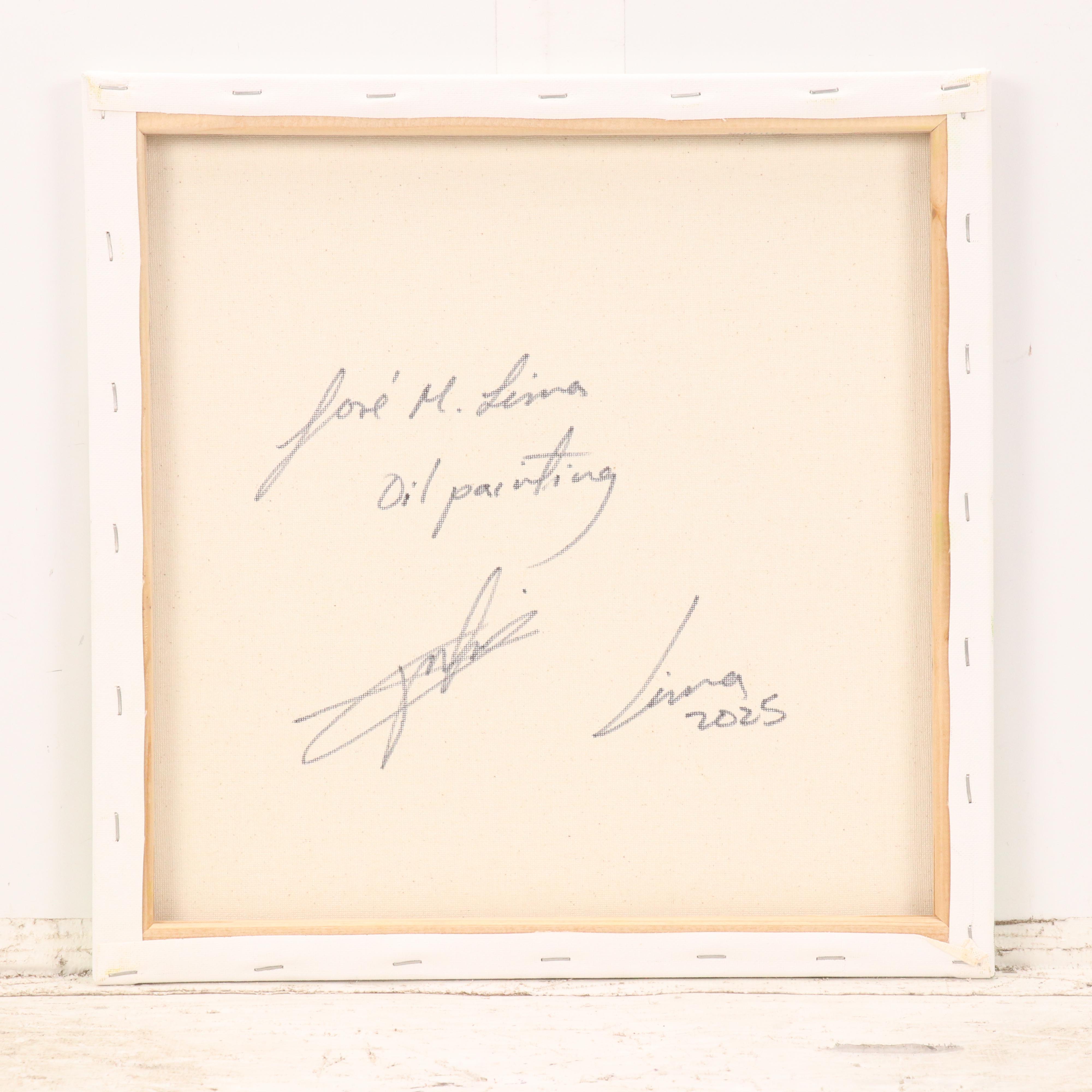 José M. Lima Stylized Landscape Oil Painting, 2025