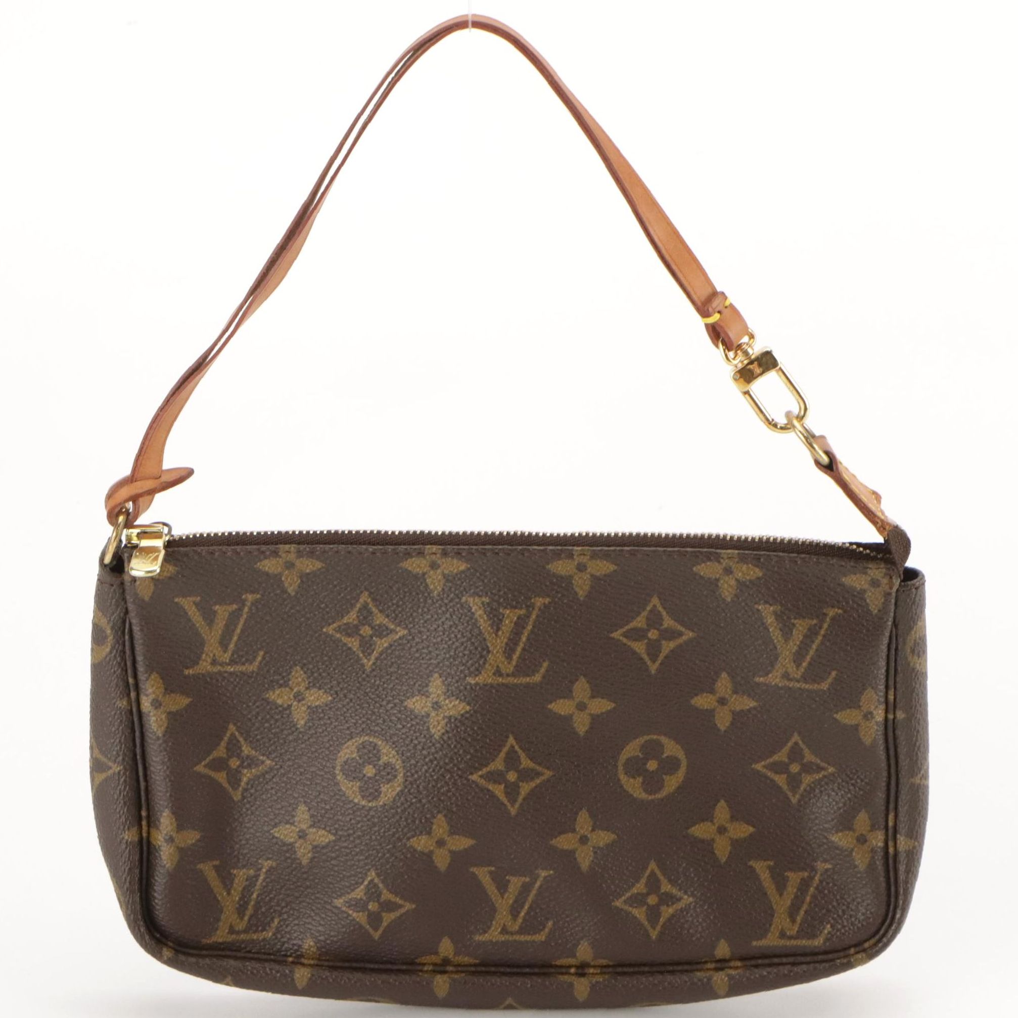 Louis Vuitton Zip Pochette in Monogram Canvas and Leather