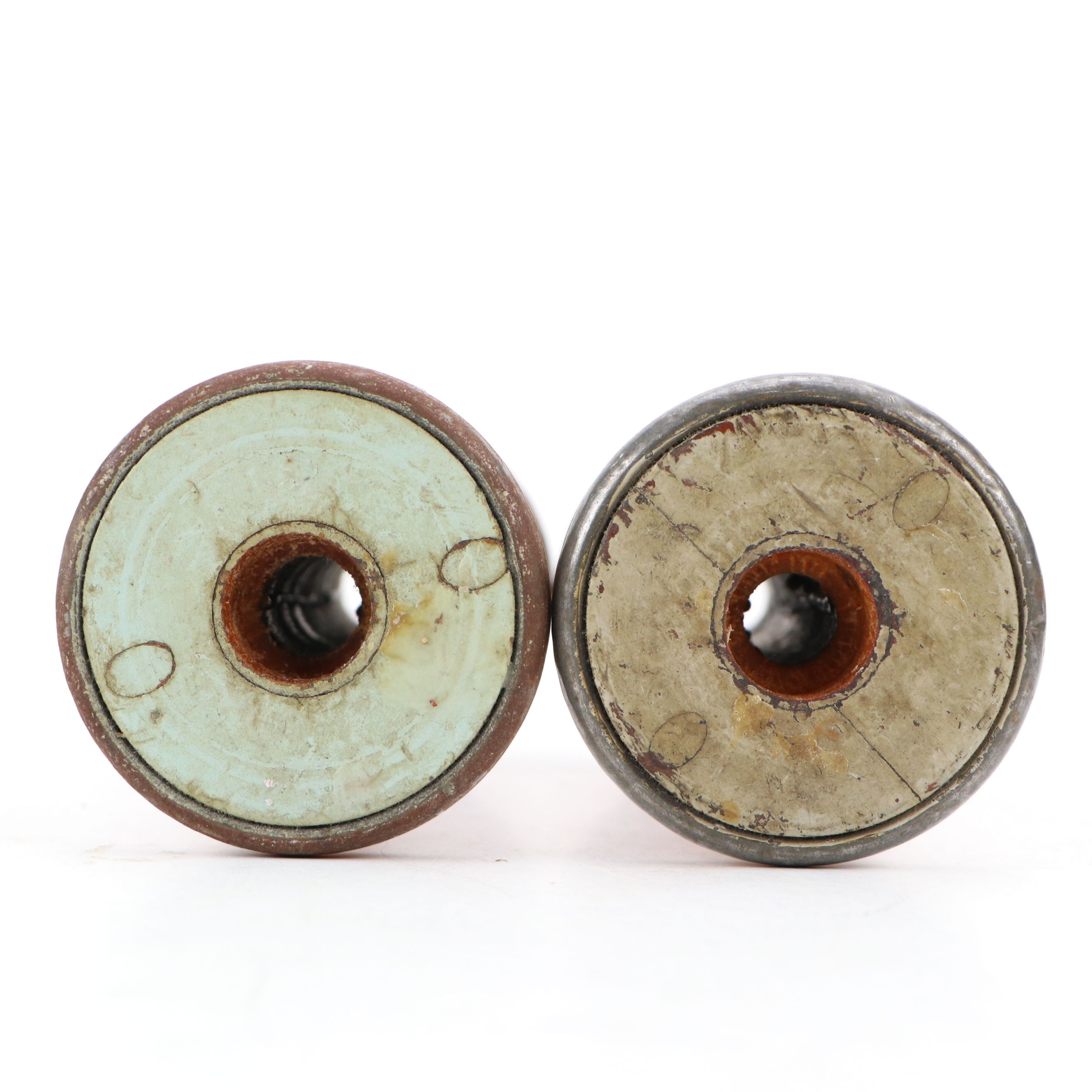 Industrial Wooden Yarn Spools, Early to Mid-20th Century