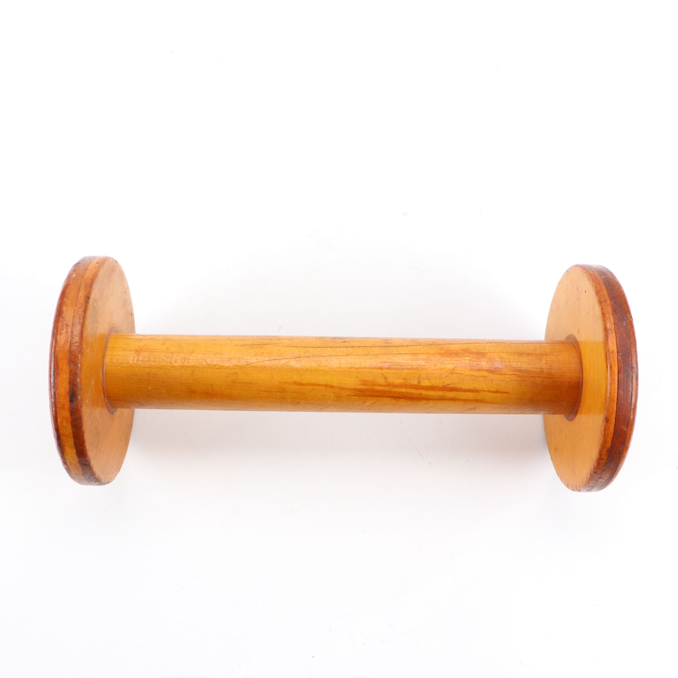 Industrial Wooden Yarn Spools, Early to Mid-20th Century