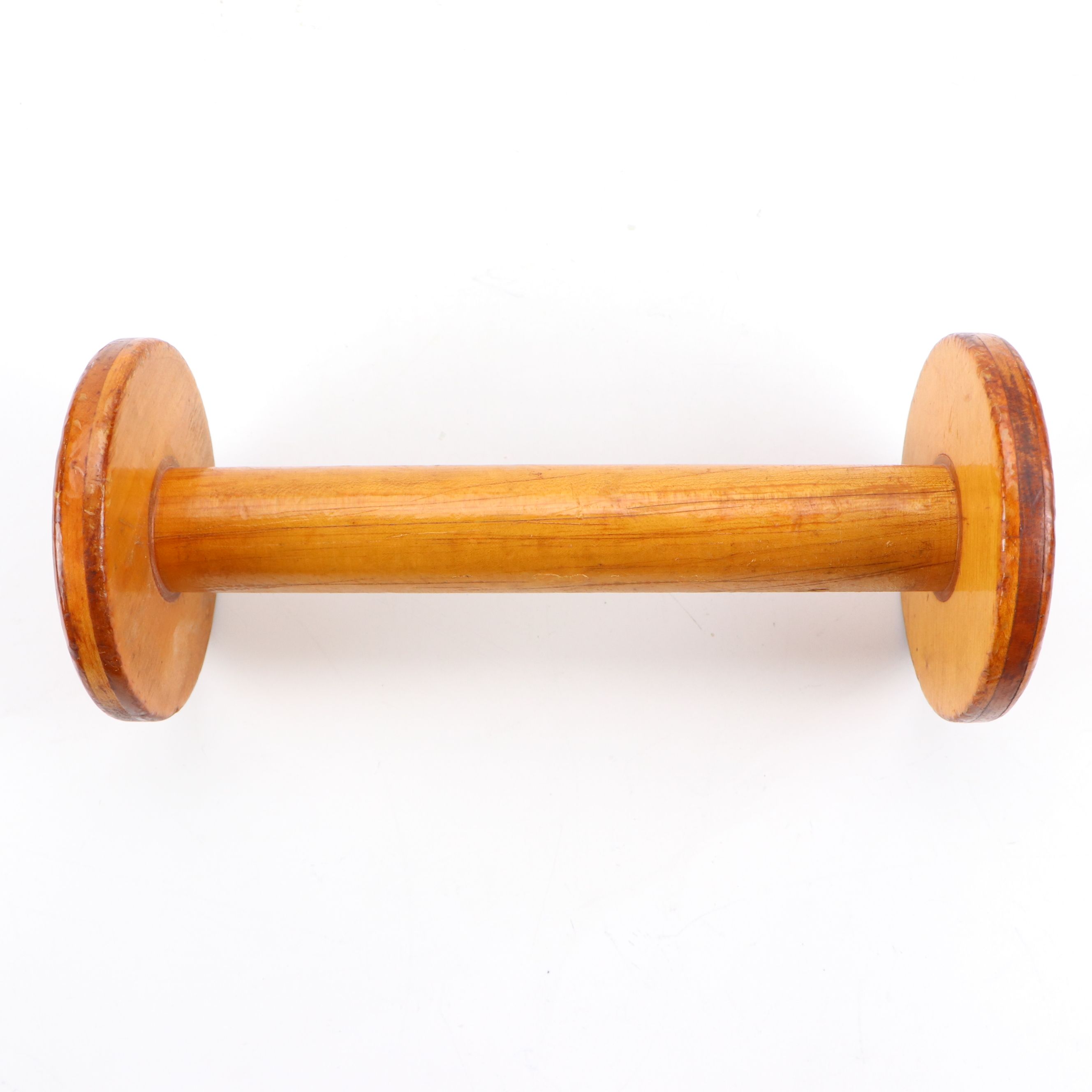 Industrial Wooden Yarn Spools, Early to Mid-20th Century