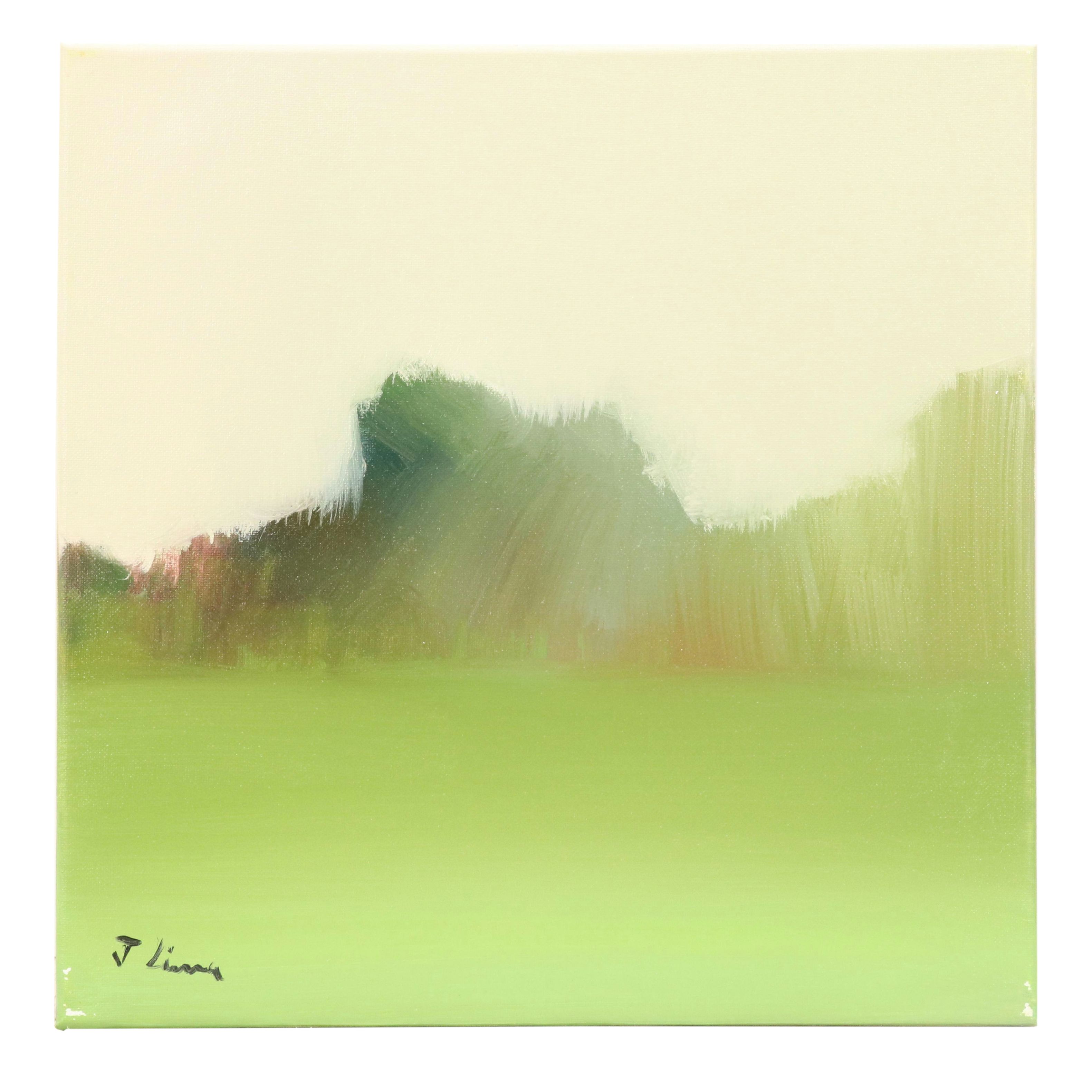 José M. Lima Stylized Landscape Oil Painting, 2025