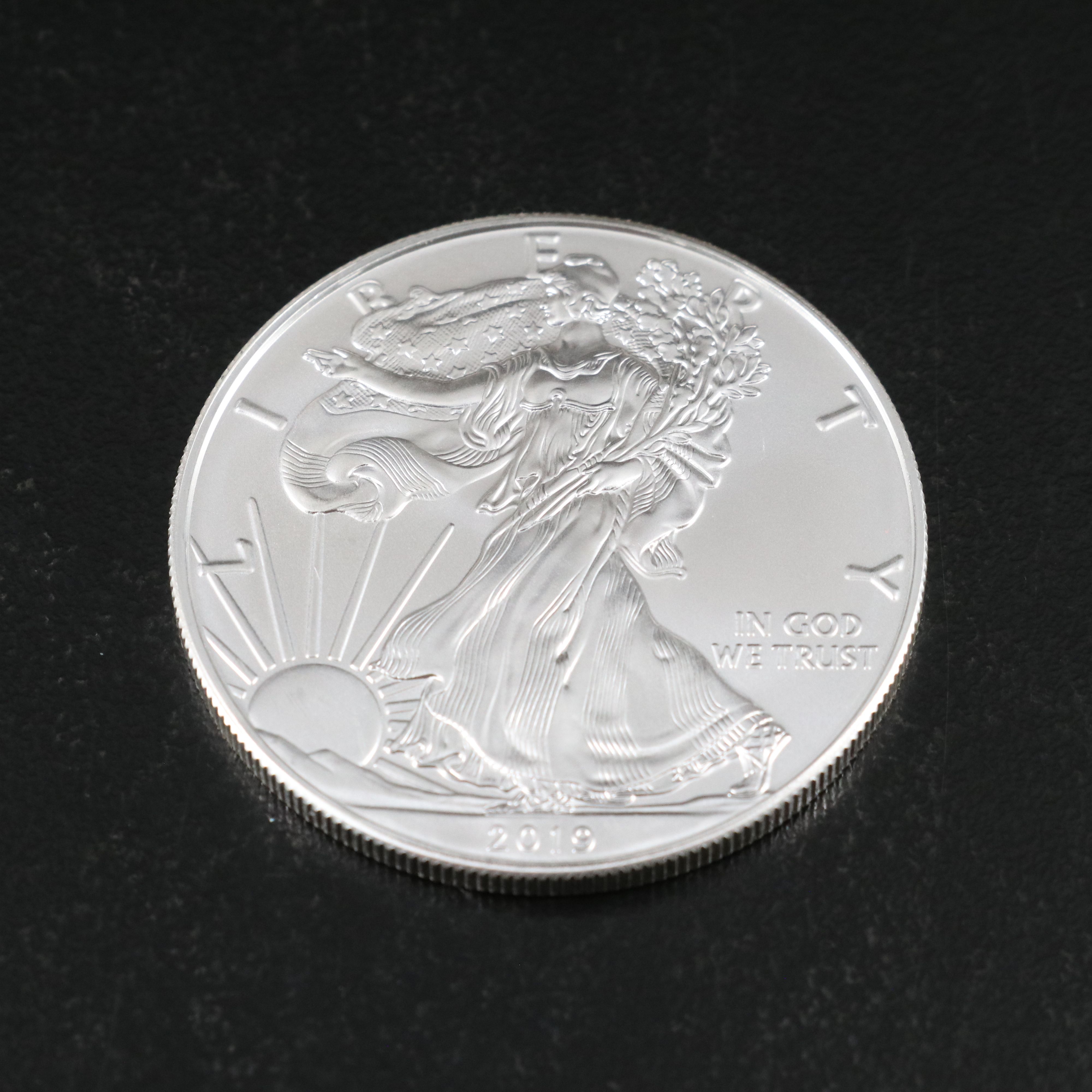 Three 2019 U.S. Silver Eagles