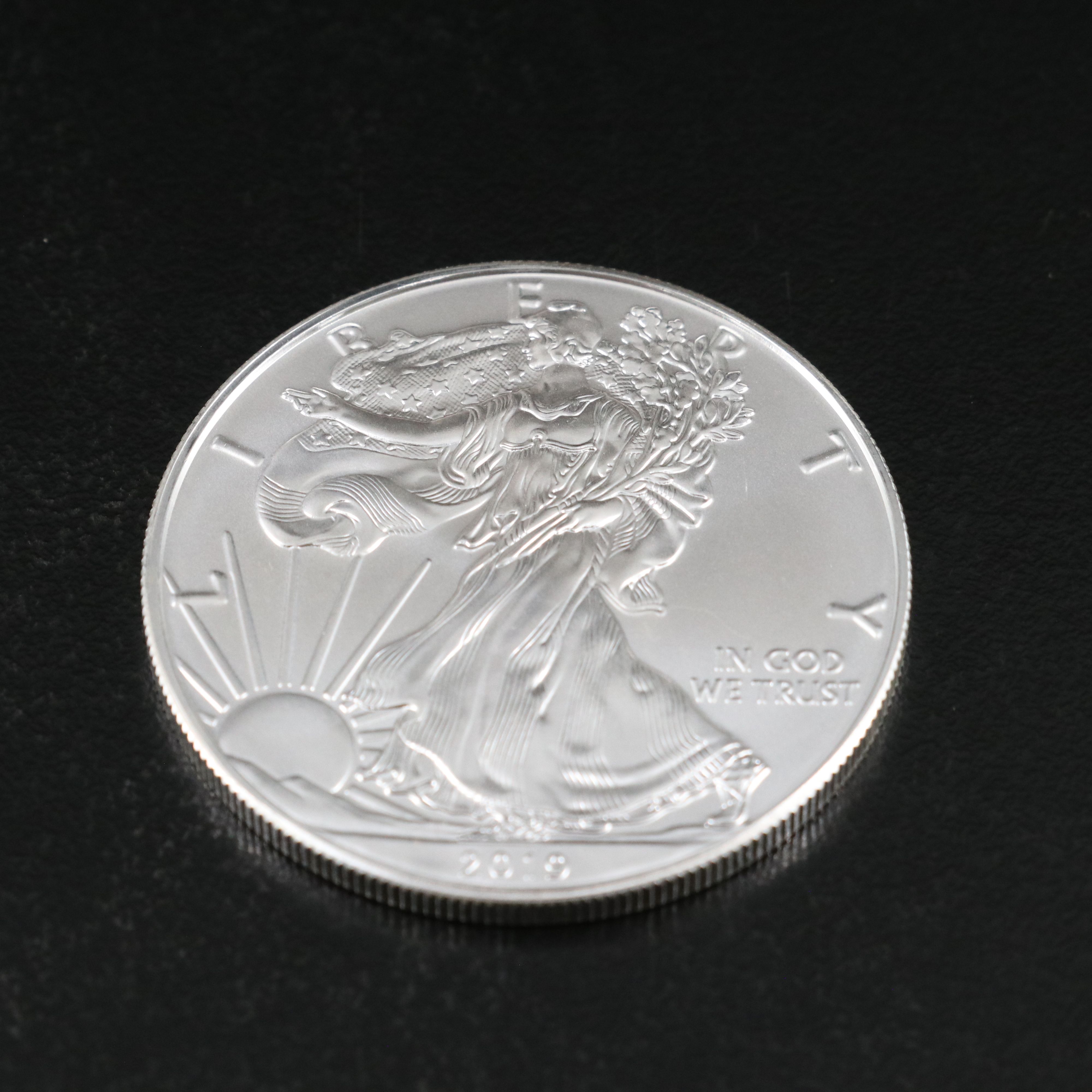 Three 2019 U.S. Silver Eagles