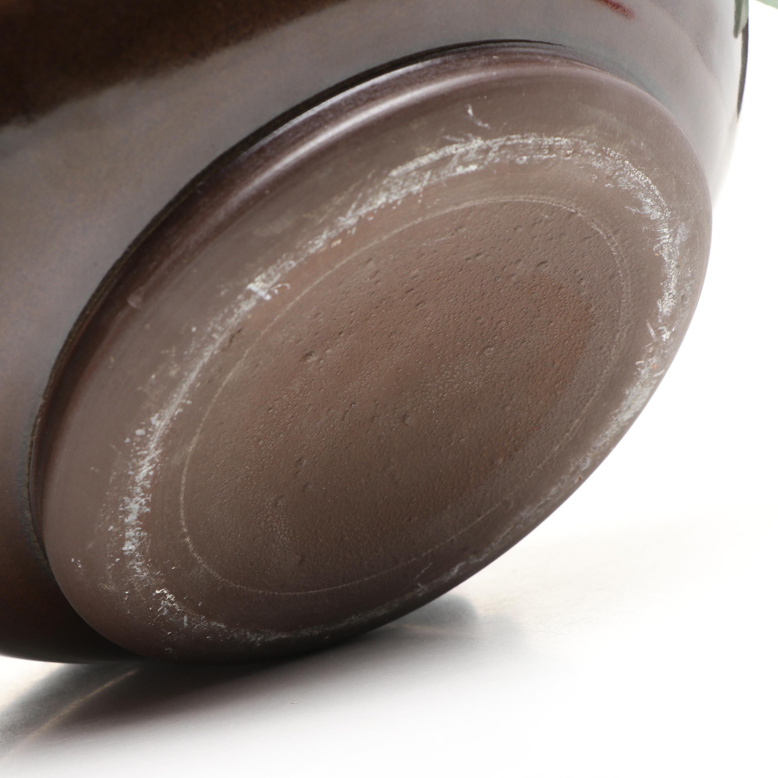 Metal English Daisy Bonsai Tree in Ceramic Bowl