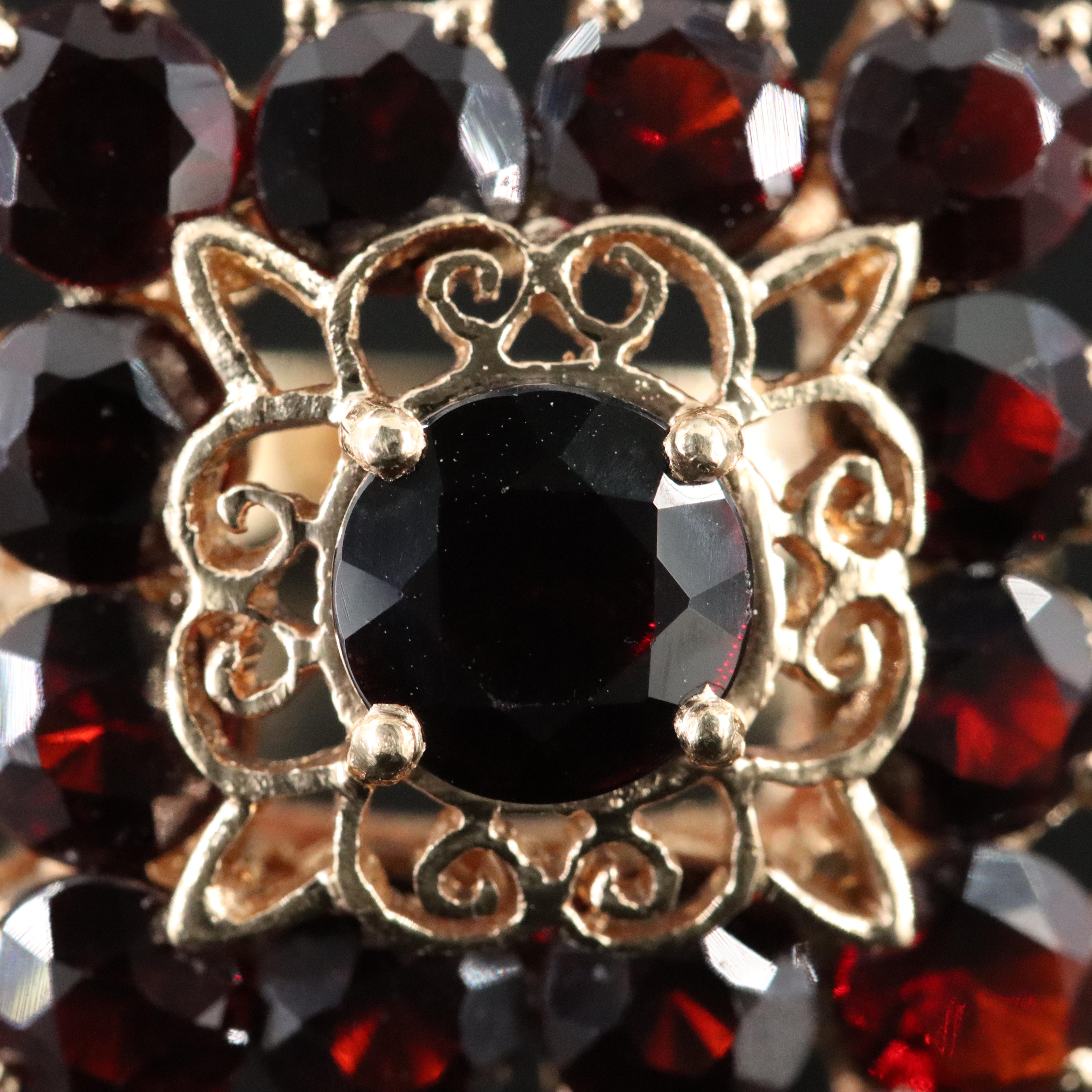 10K Garnet Ring