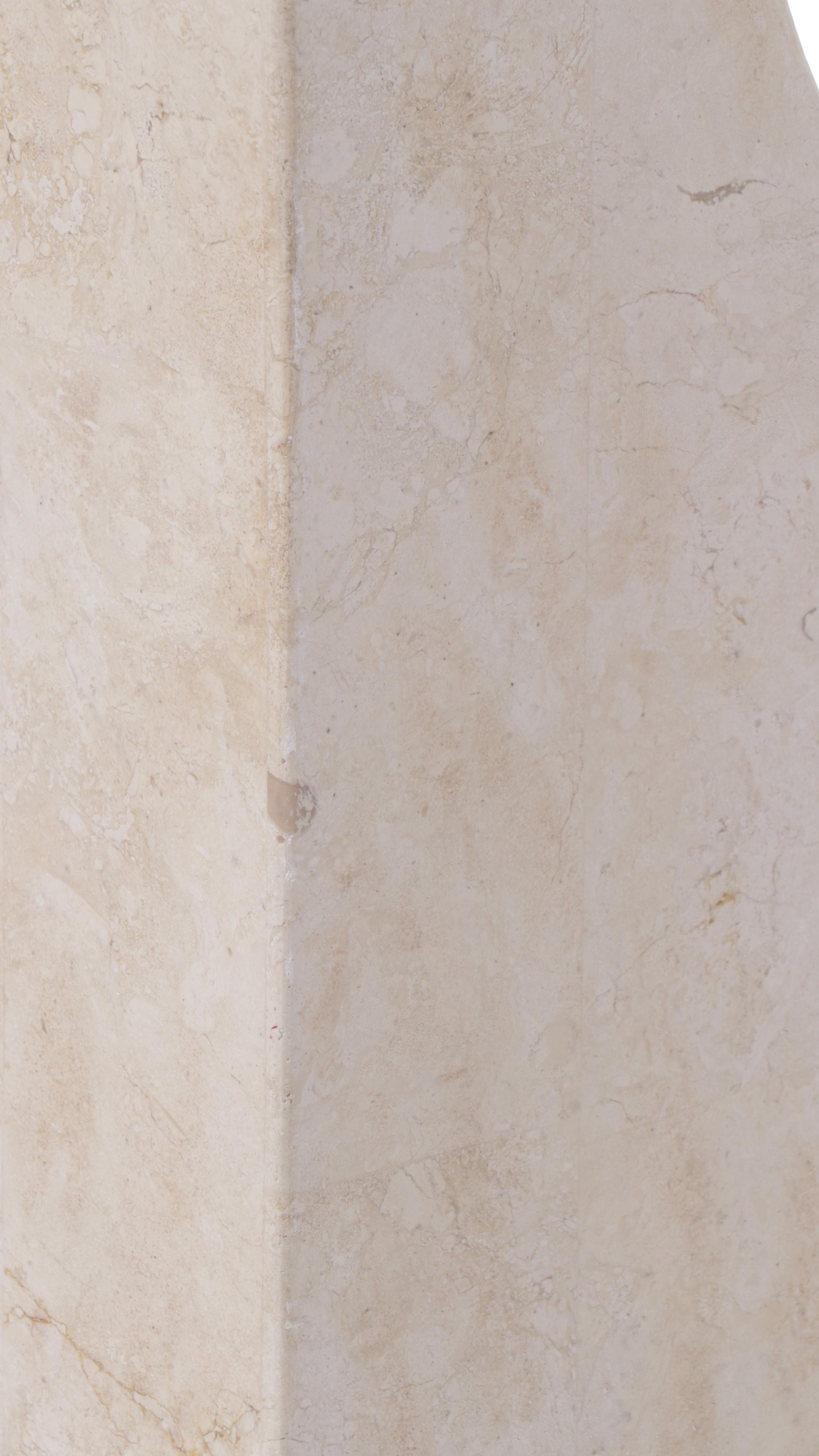 Marquis Collection of Beverly Hills Tessellated Stone Display Shelves Pair