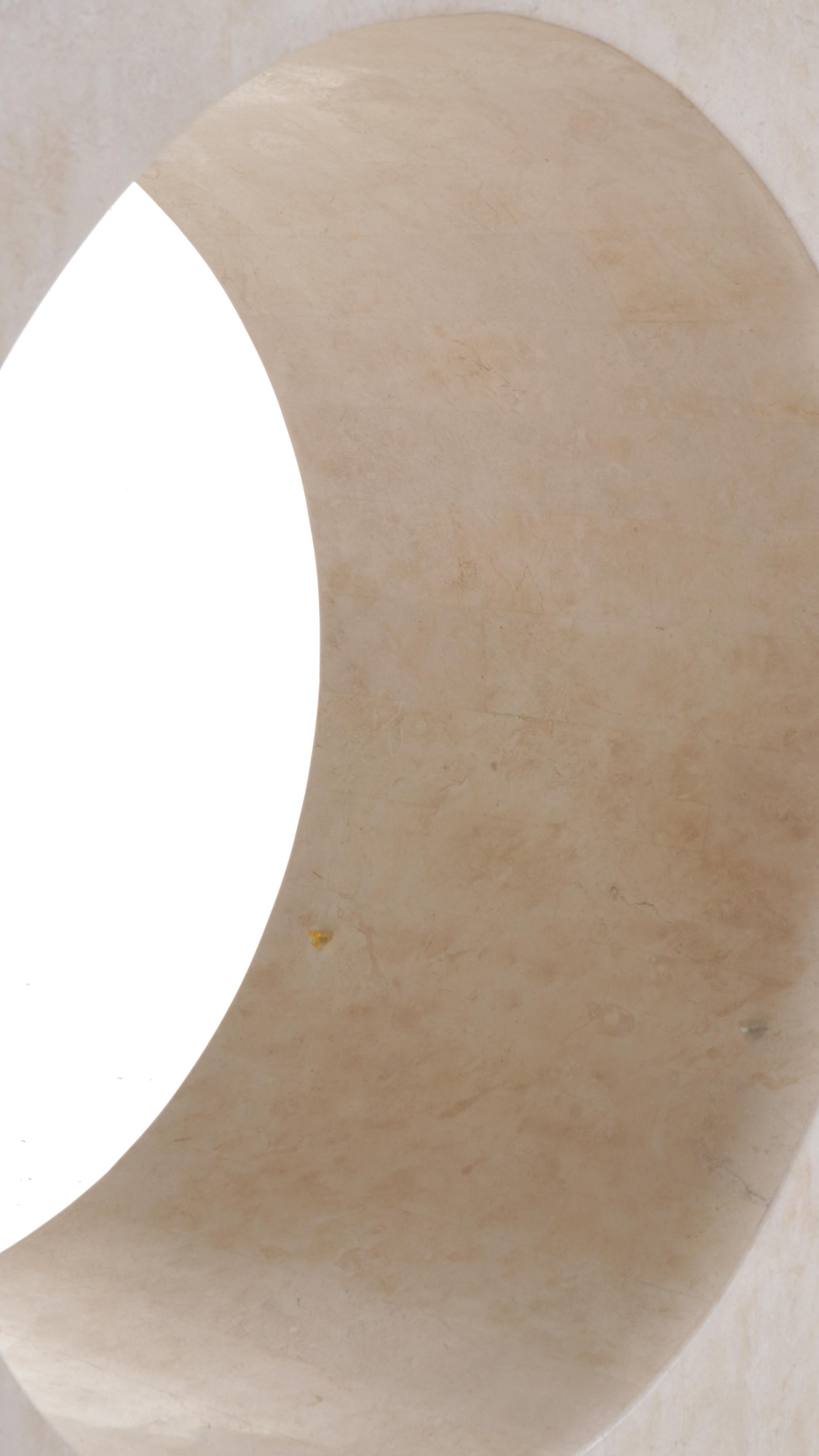 Marquis Collection of Beverly Hills Tessellated Stone Display Shelves Pair