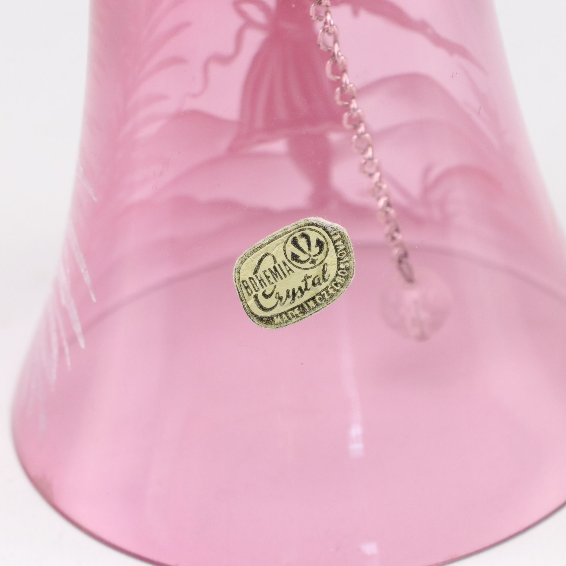 Mary Gregory Style Cranberry Glass Cruets, Pitchers & Bell