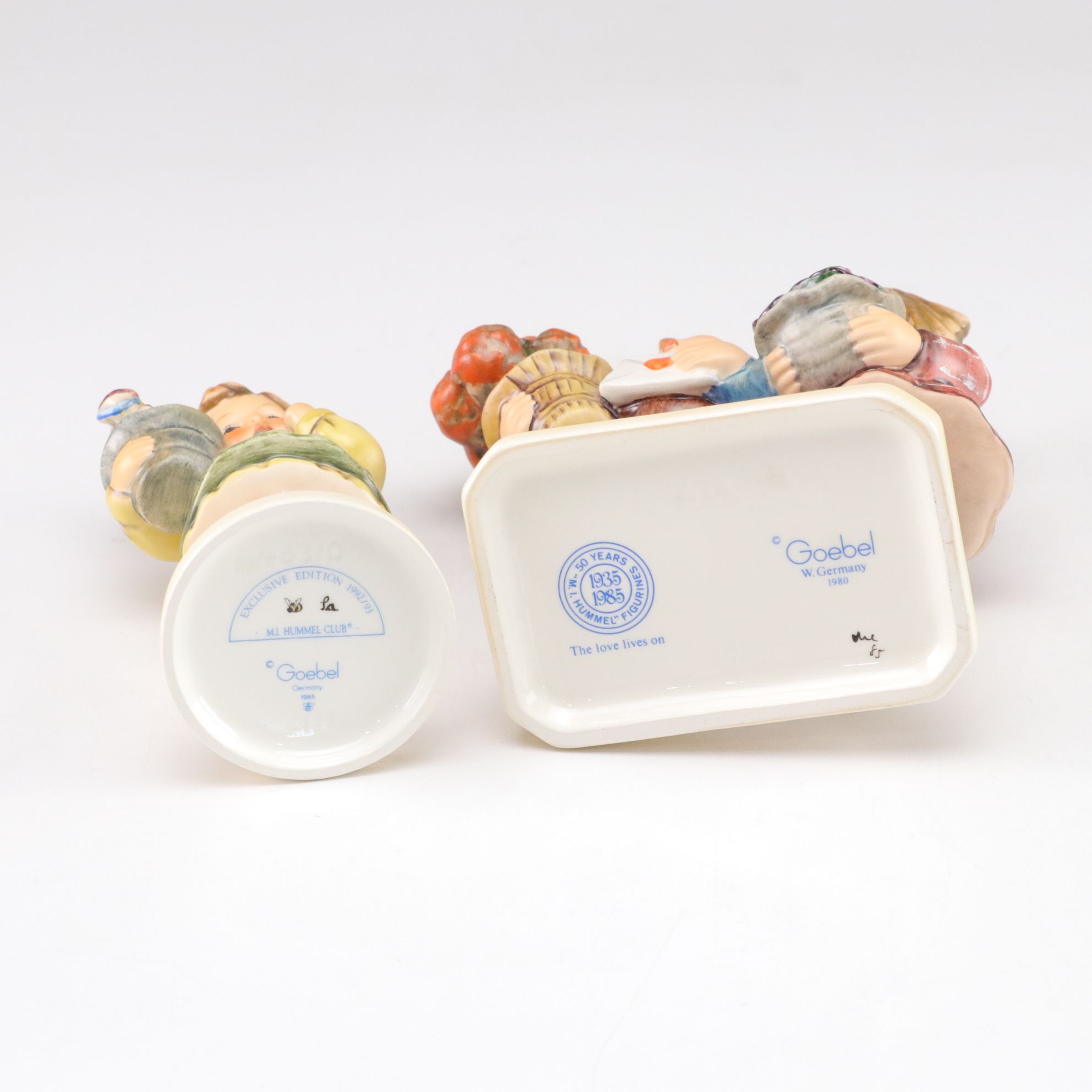 Goebel "The Love Lives On" in Set of Hummel Porcelain Figurines, 1972-1992