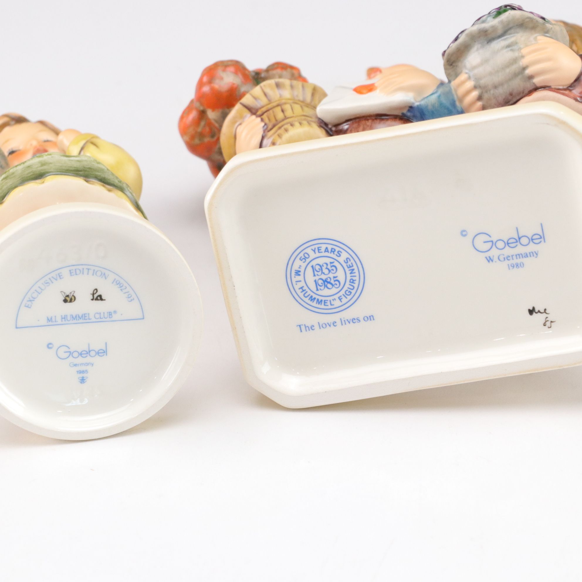 Goebel "The Love Lives On" in Set of Hummel Porcelain Figurines, 1972-1992