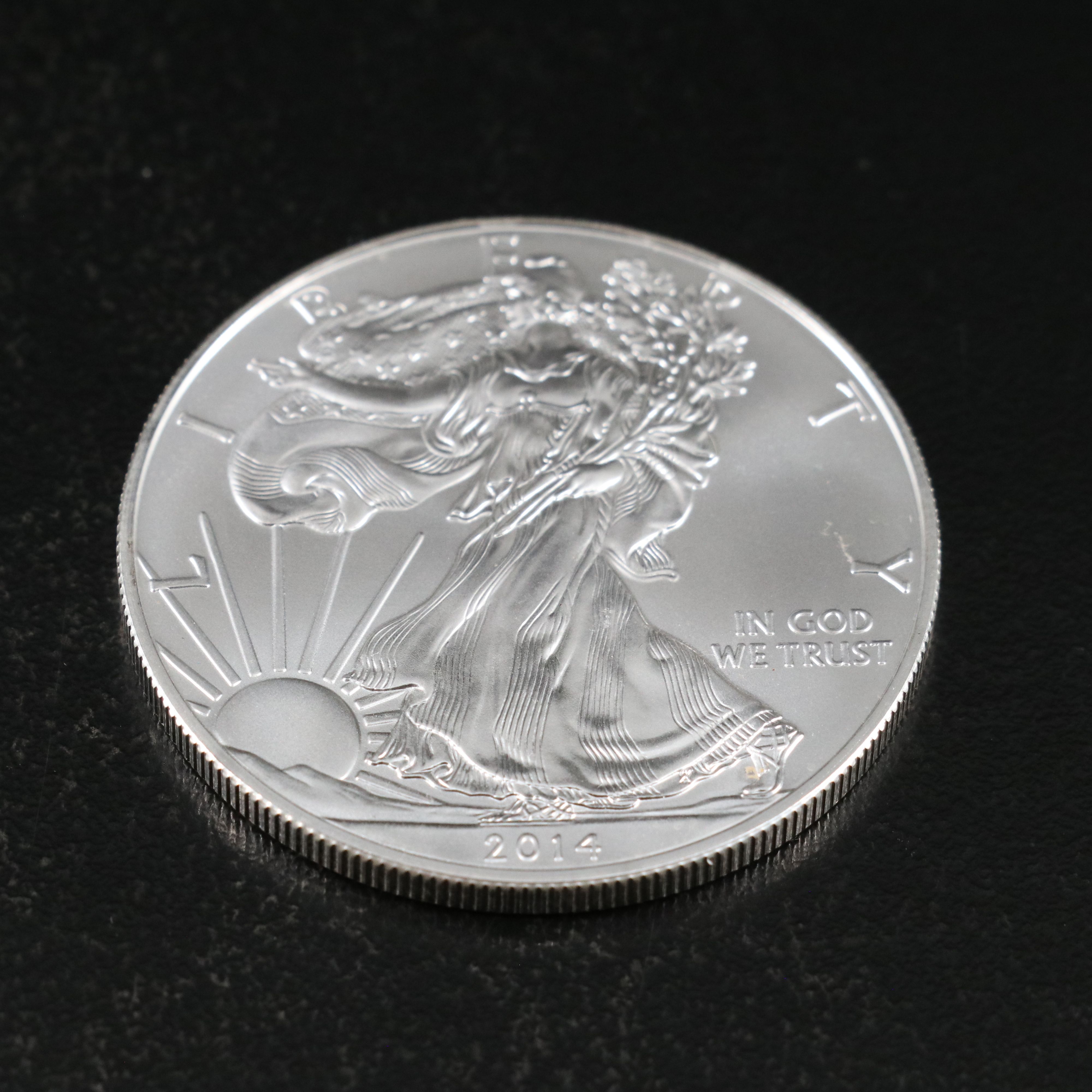 Three 2014 U.S. Silver Eagles