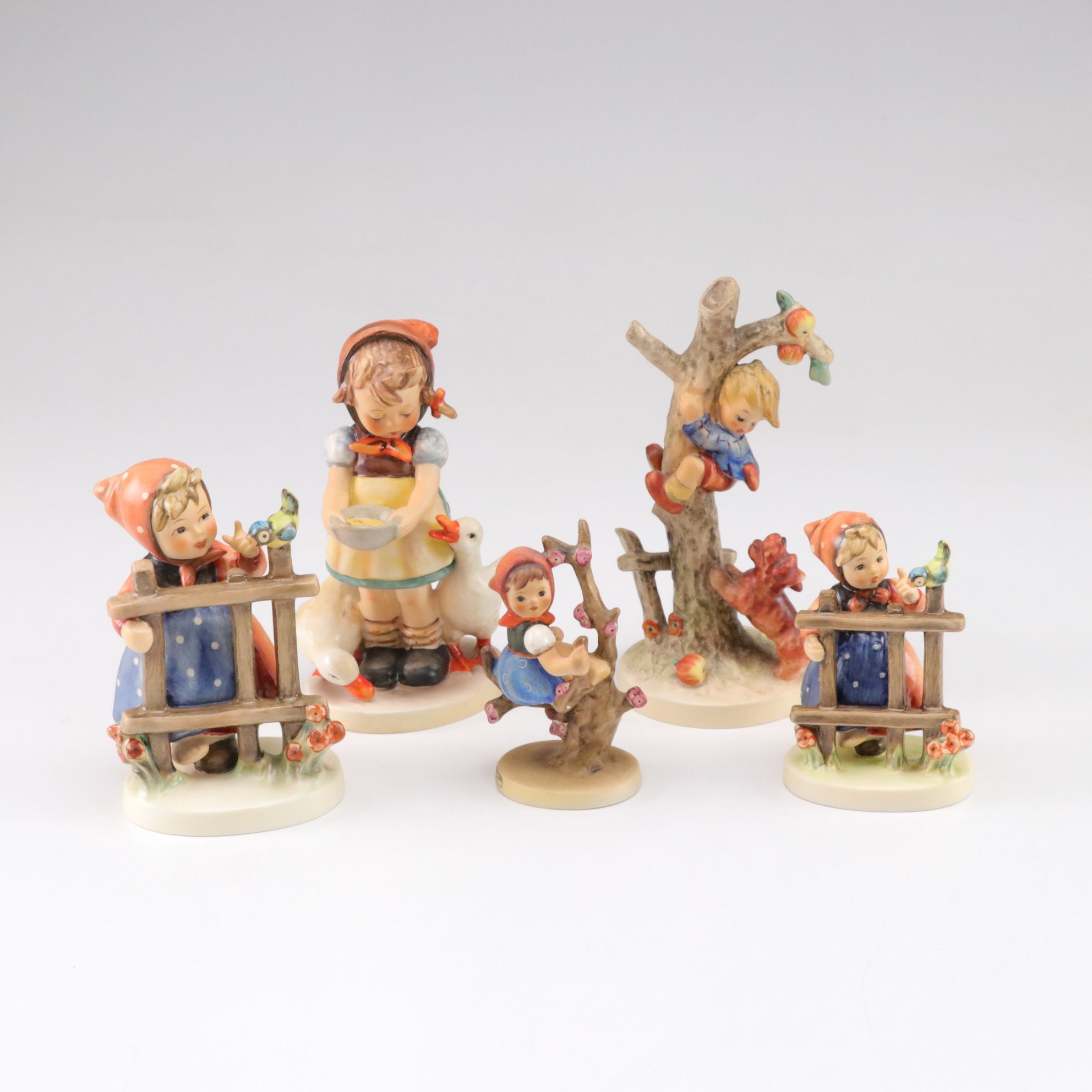 Goebel "Signs of Spring" and "Culprits" with More Porcelain Hummel Figurines