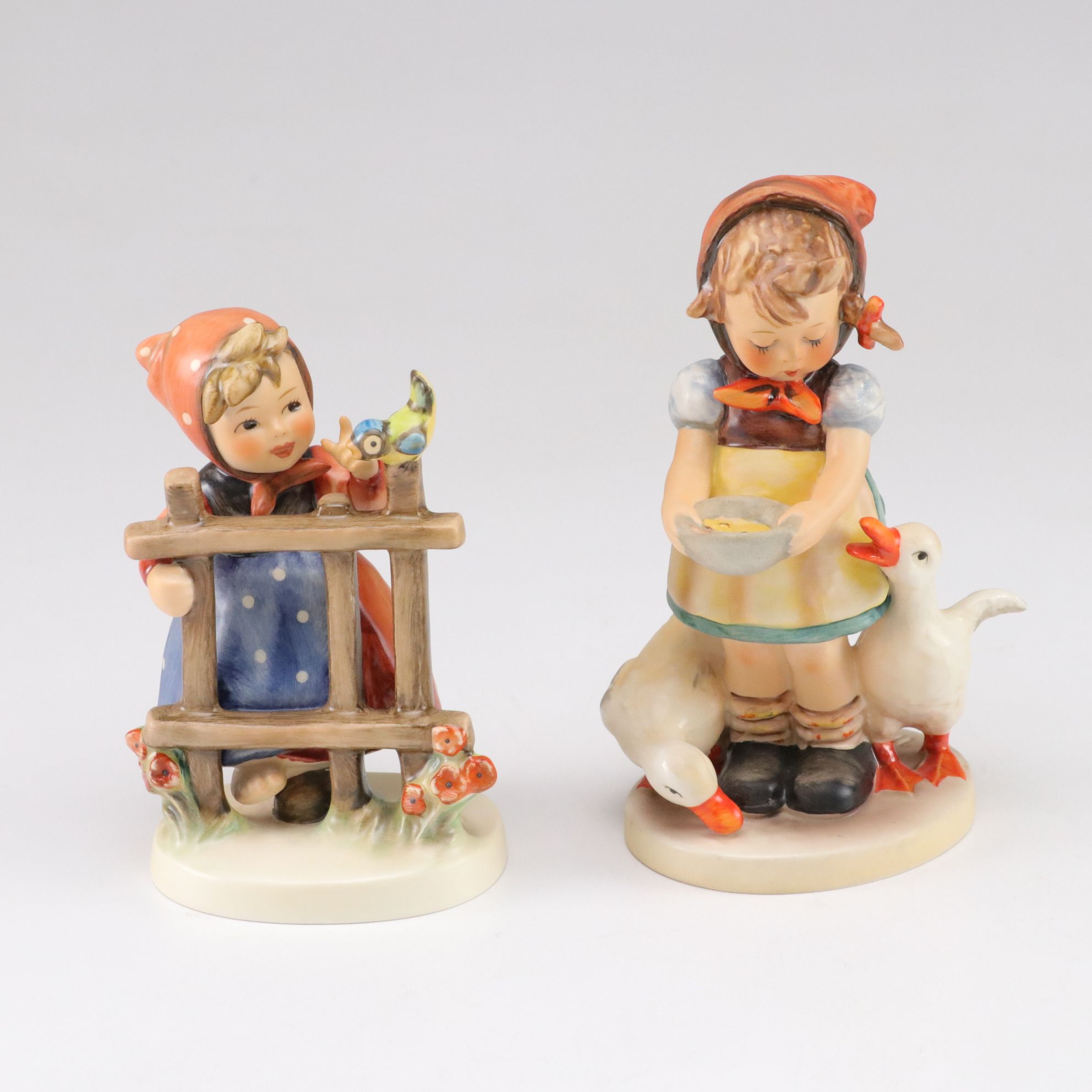 Goebel "Signs of Spring" and "Culprits" with More Porcelain Hummel Figurines