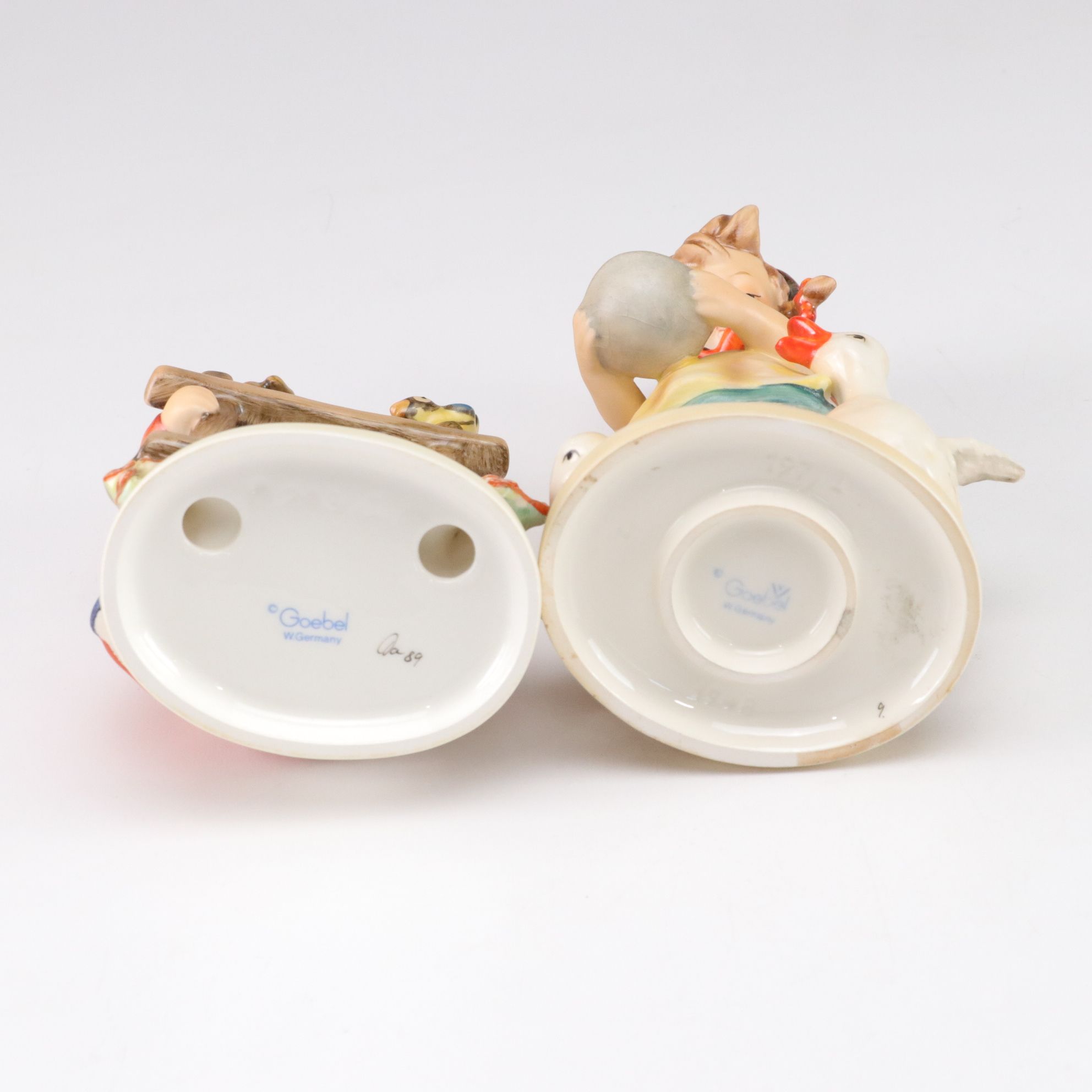 Goebel "Signs of Spring" and "Culprits" with More Porcelain Hummel Figurines