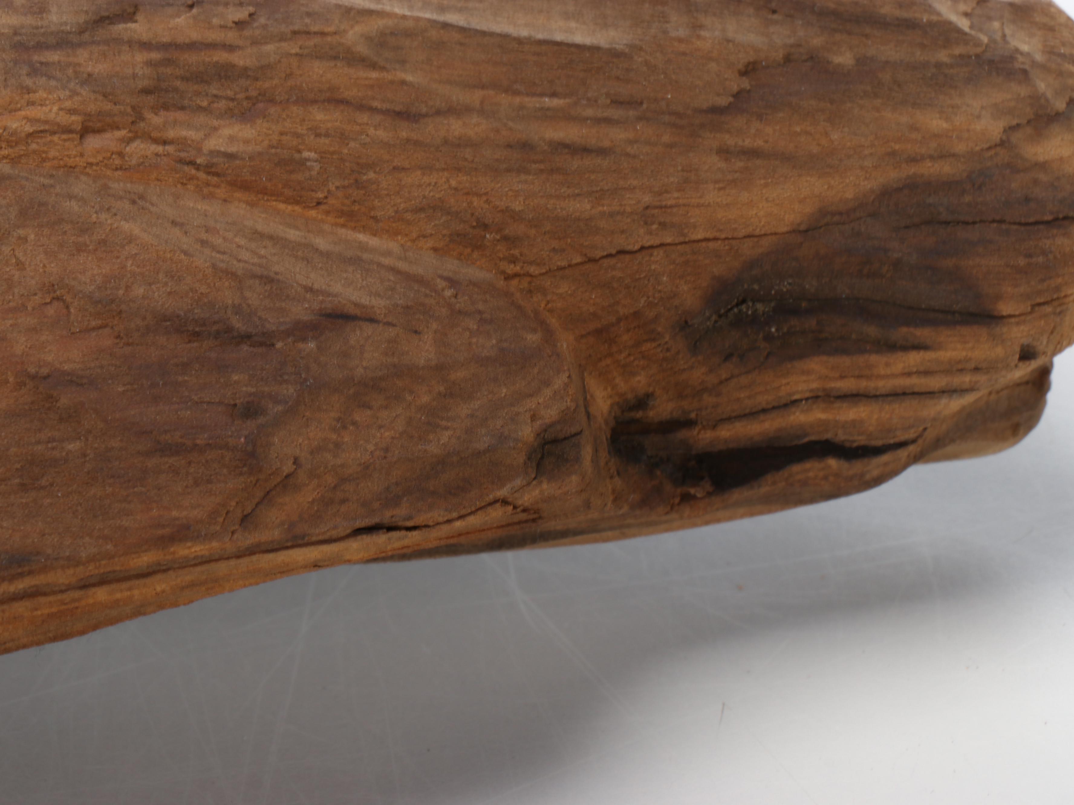 Large Biomorphic Hand-Carved Wood Sculpture for Wall