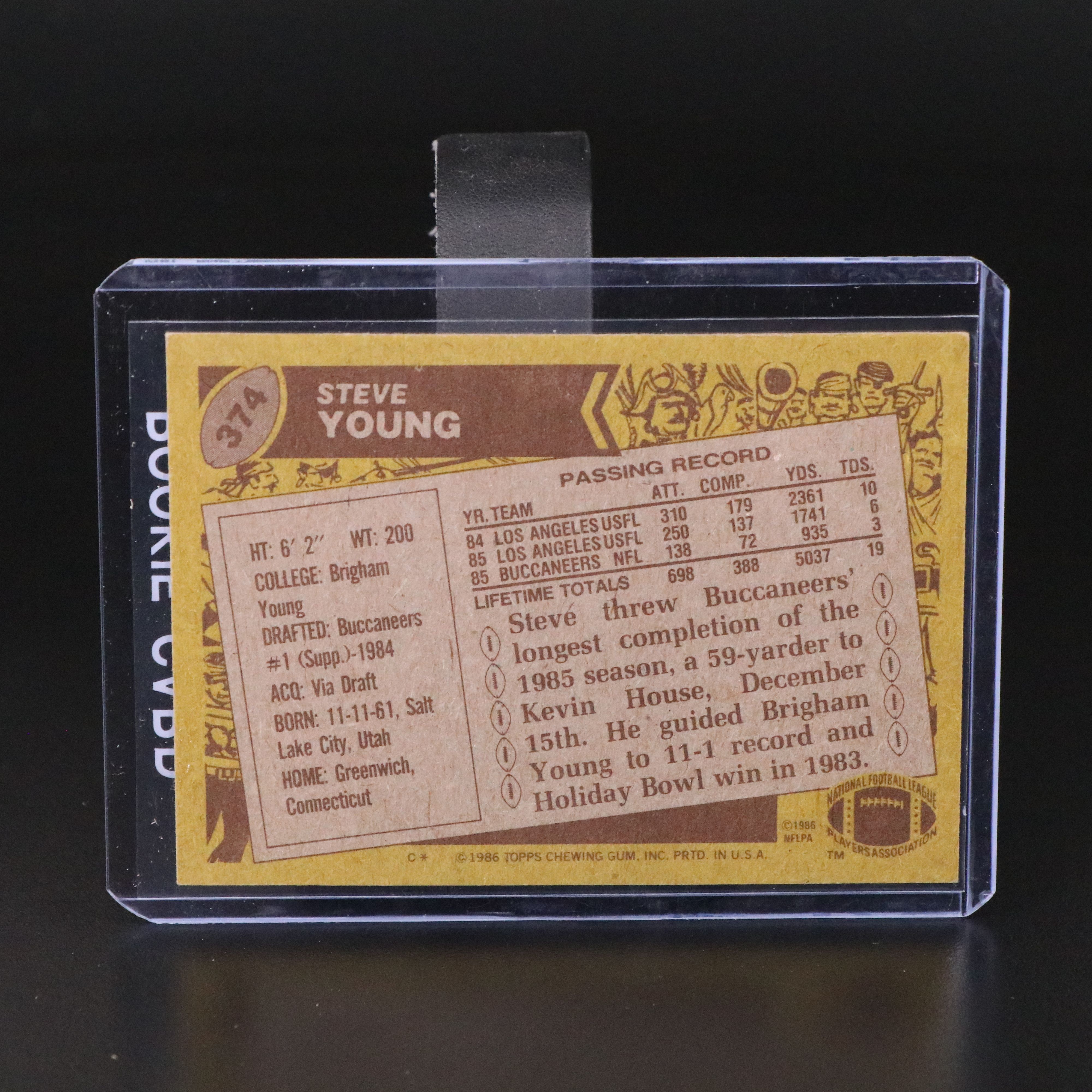 1986 Topps Football Card Set Featuring Jerry Rice and Steve Young Rookies