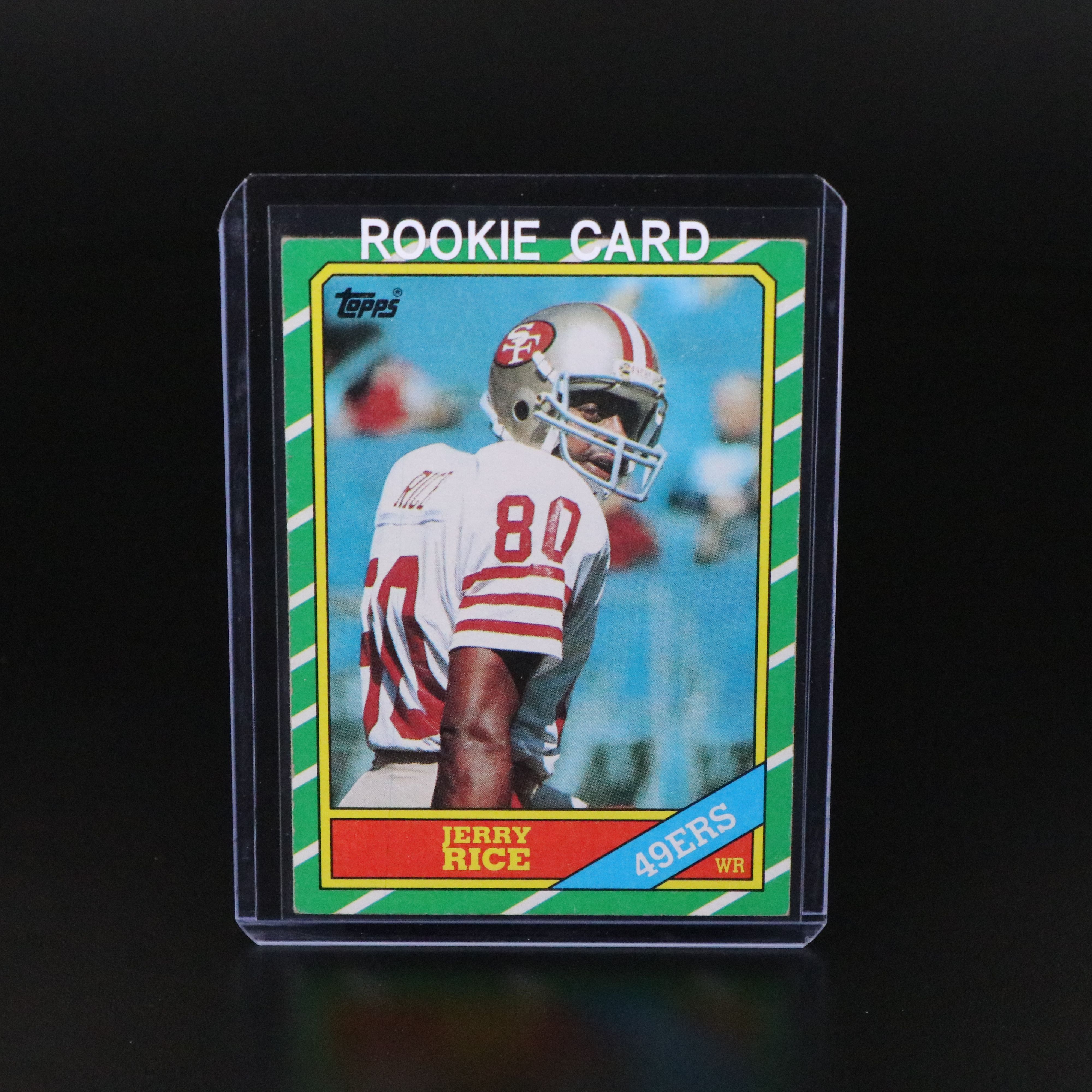 1986 Topps Football Card Set Featuring Jerry Rice and Steve Young Rookies