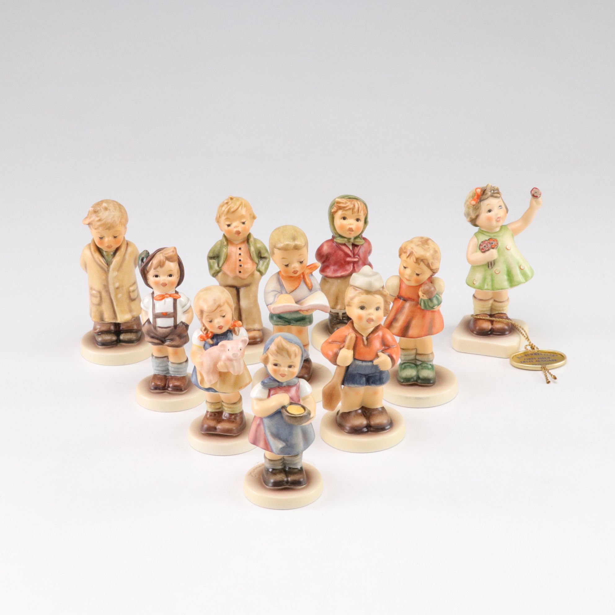 Goebel "From Me To You", "Too Shy To Sing" and Other Porcelain Hummel Figurines