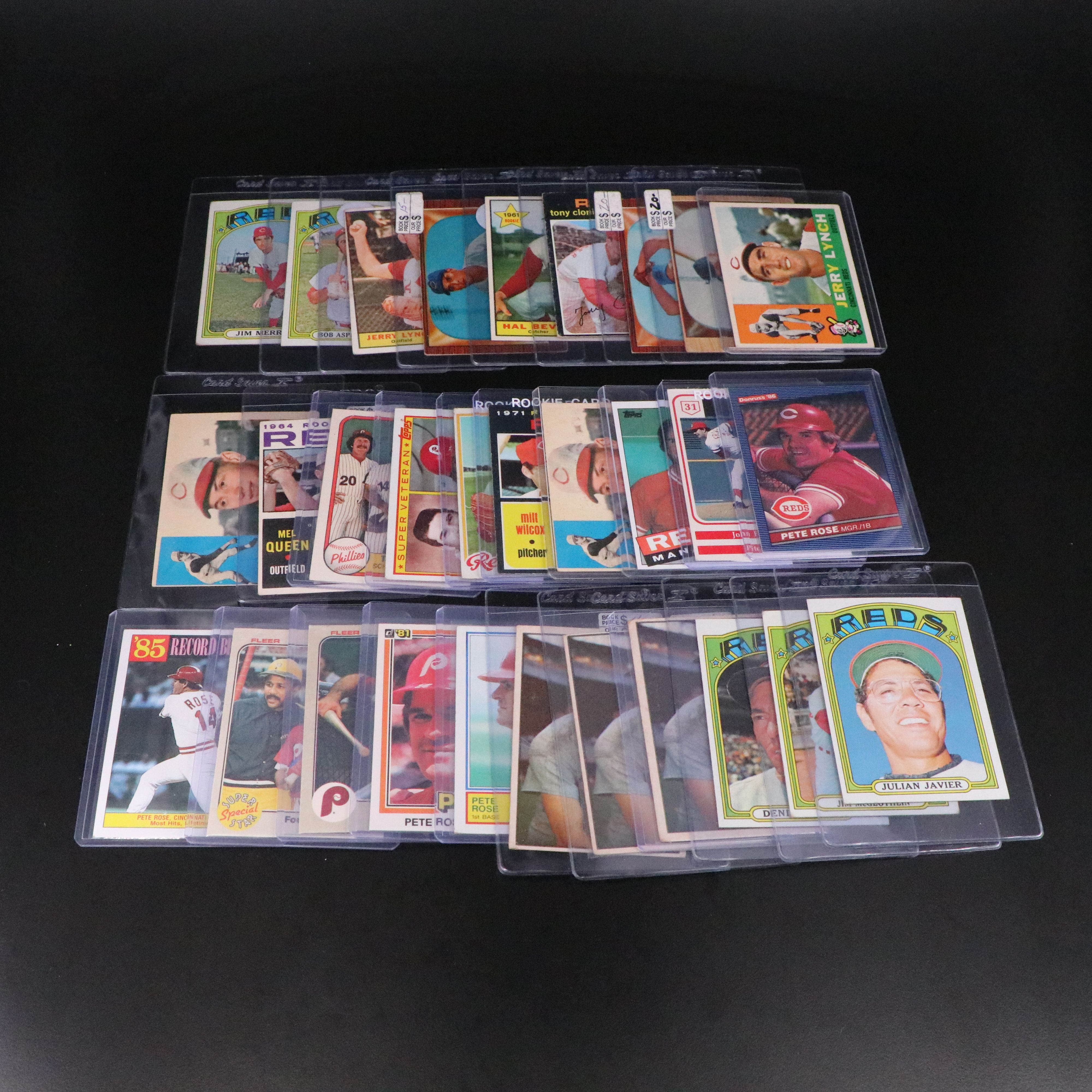 Bowman with Other Baseball Cards Featuring Tony Perez and More, 1950s-1990s