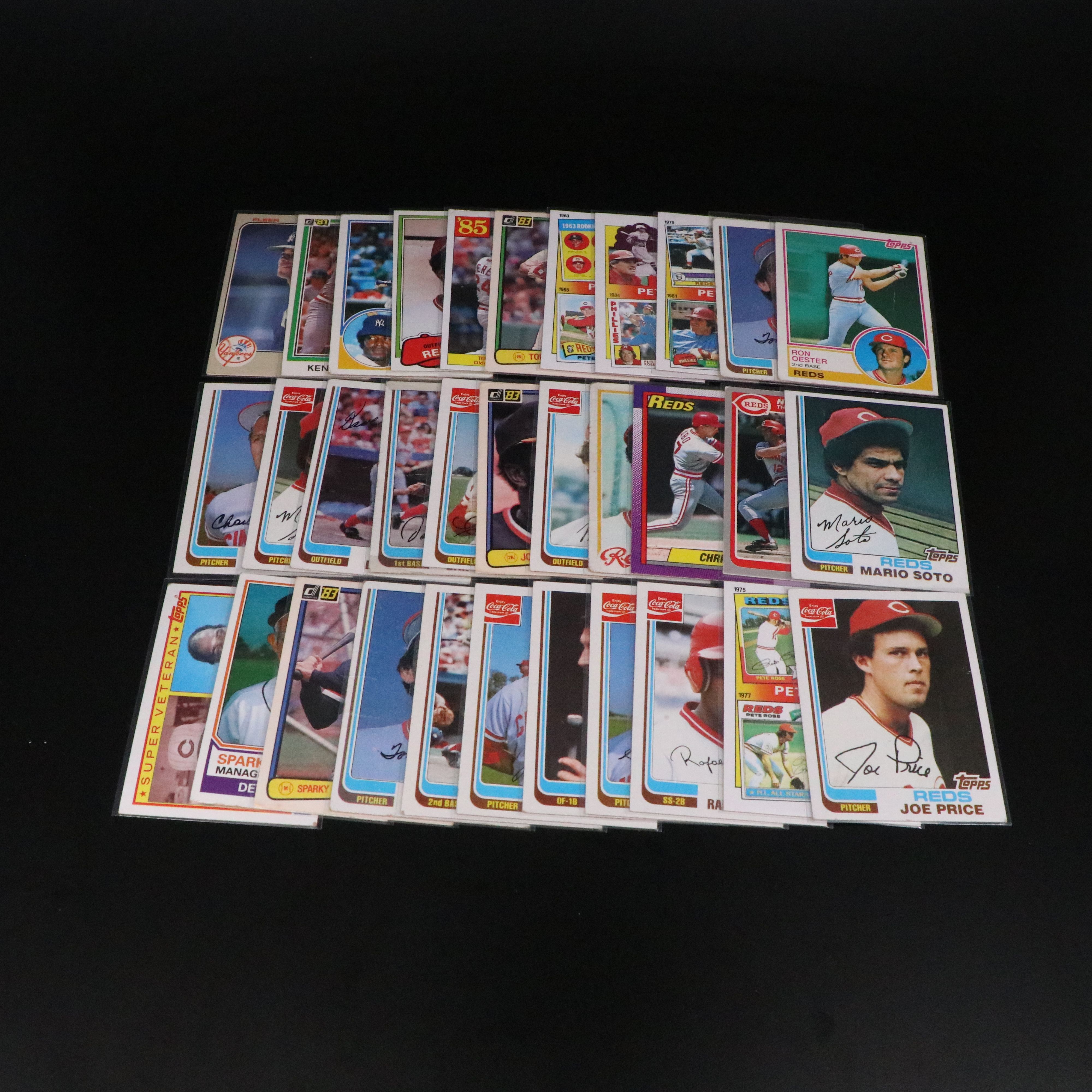 Bowman with Other Baseball Cards Featuring Tony Perez and More, 1950s-1990s