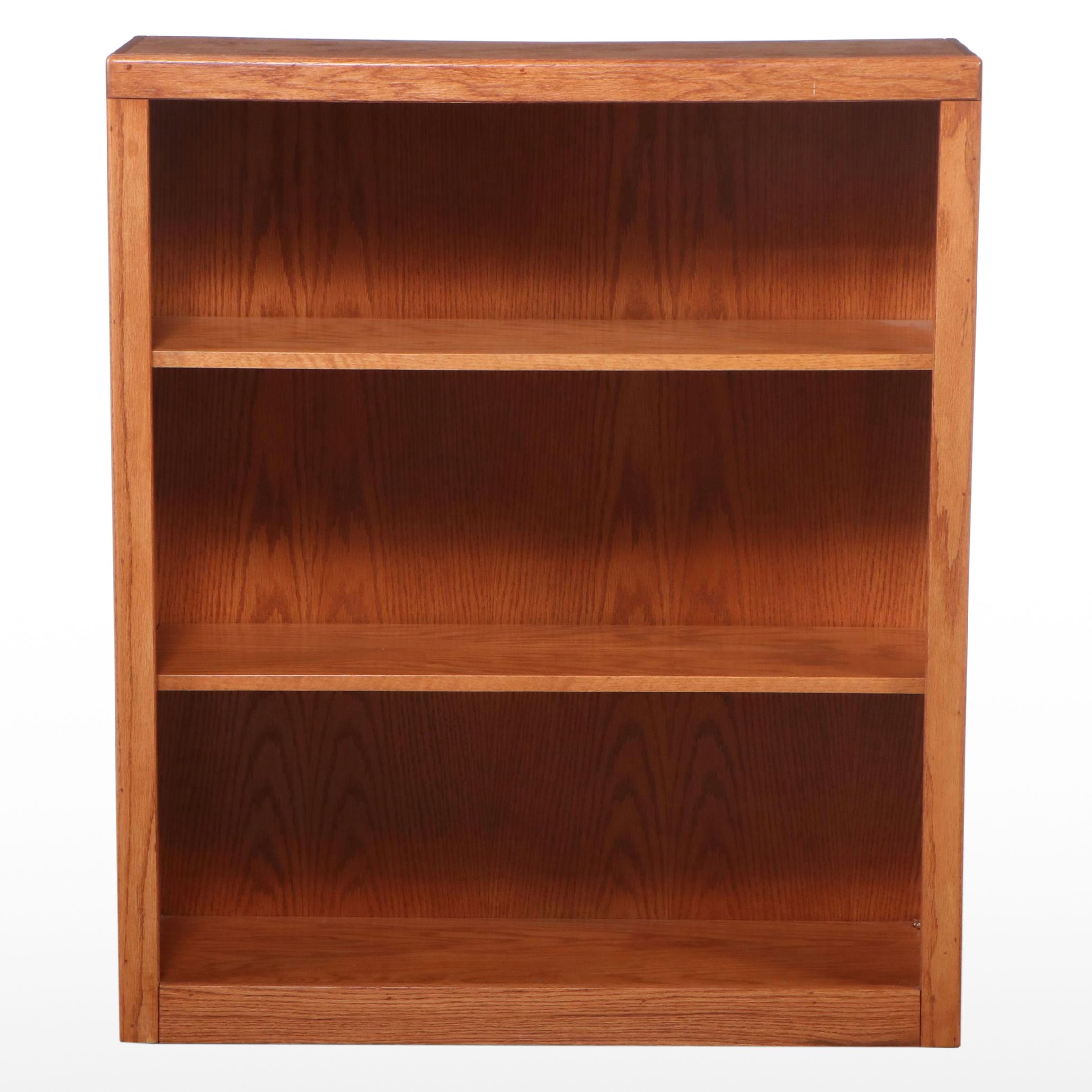 Oak Veneered Bookcase