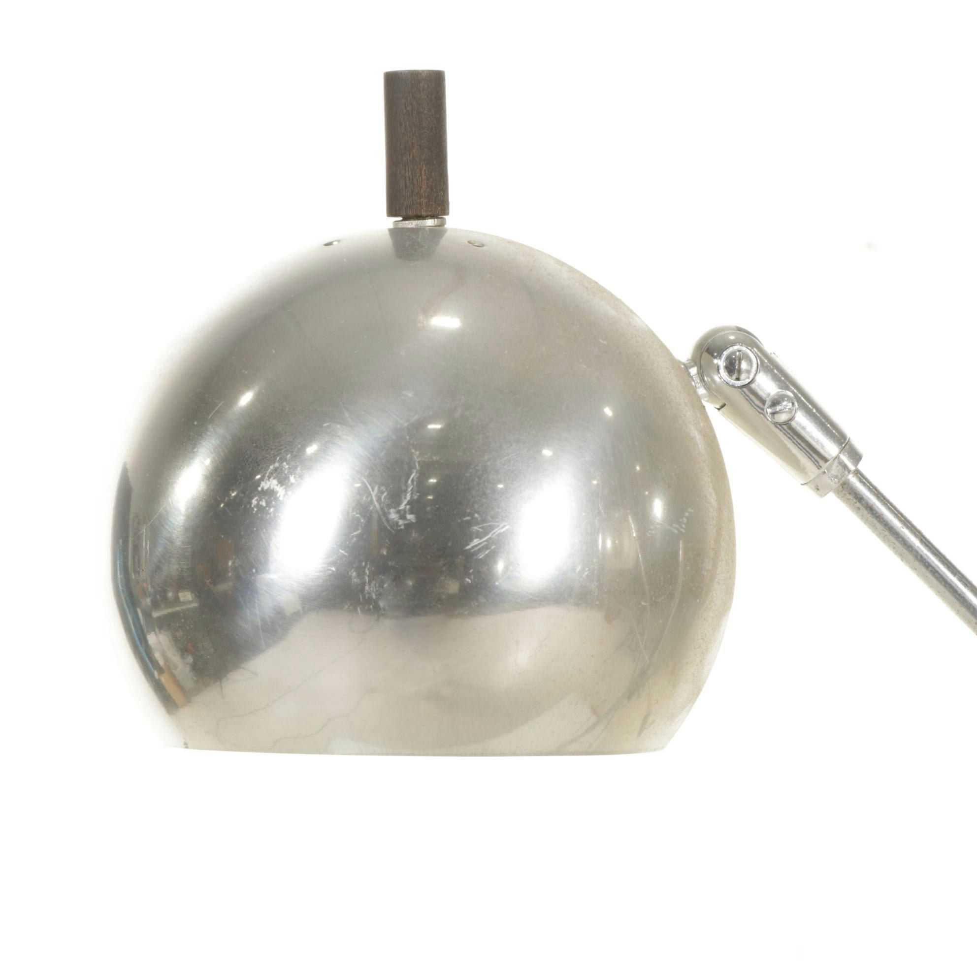 Sonneman Triennale Orbiter Style Three-Arm Chrome Floor Lamp, Late 20th Century