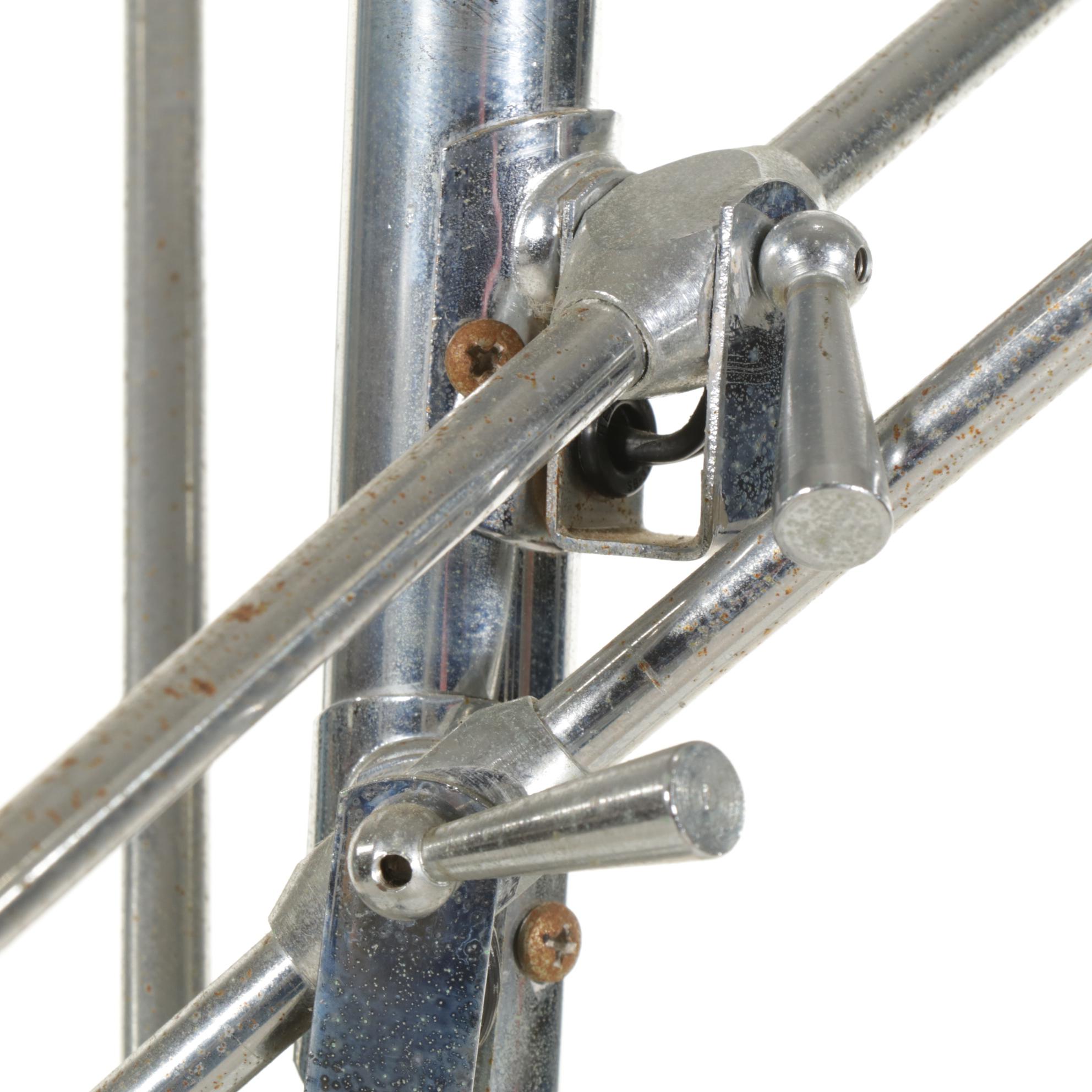 Sonneman Triennale Orbiter Style Three-Arm Chrome Floor Lamp, Late 20th Century