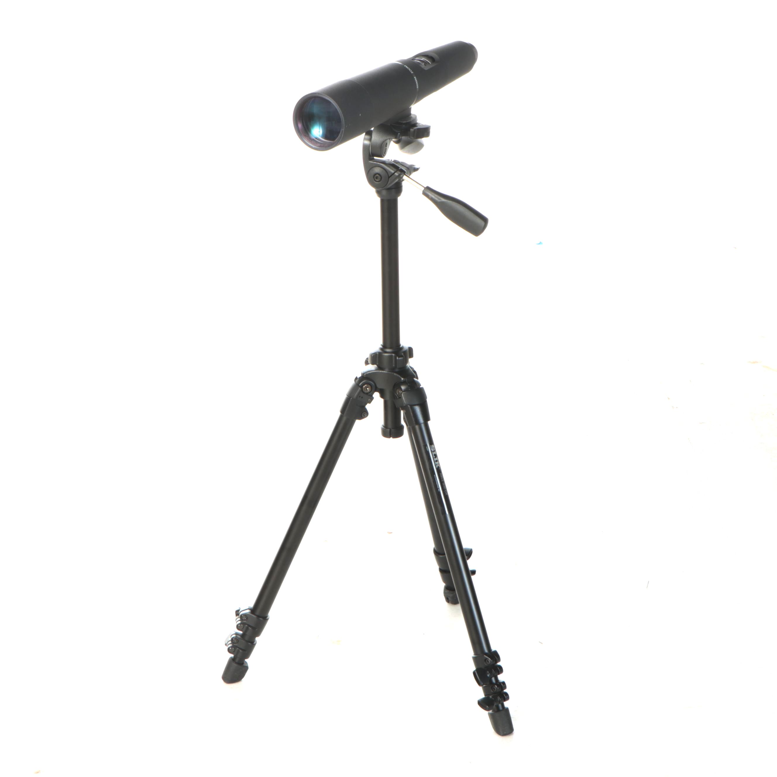 SLIK Able 300 DX Zoom Spotting Scope on Tripod