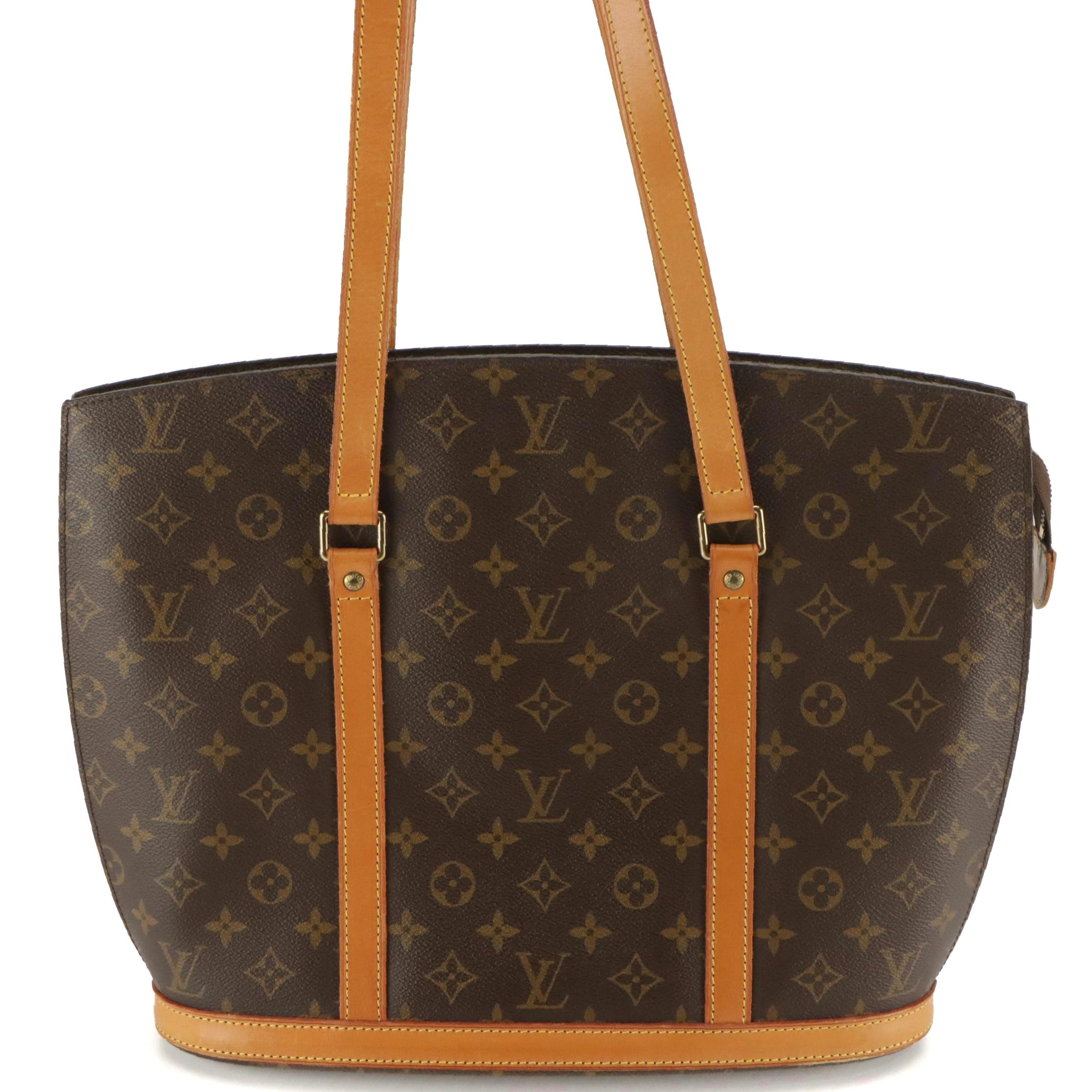 Louis Vuitton Babylone Shoulder Bag in Monogram Canvas and Vachetta Leather