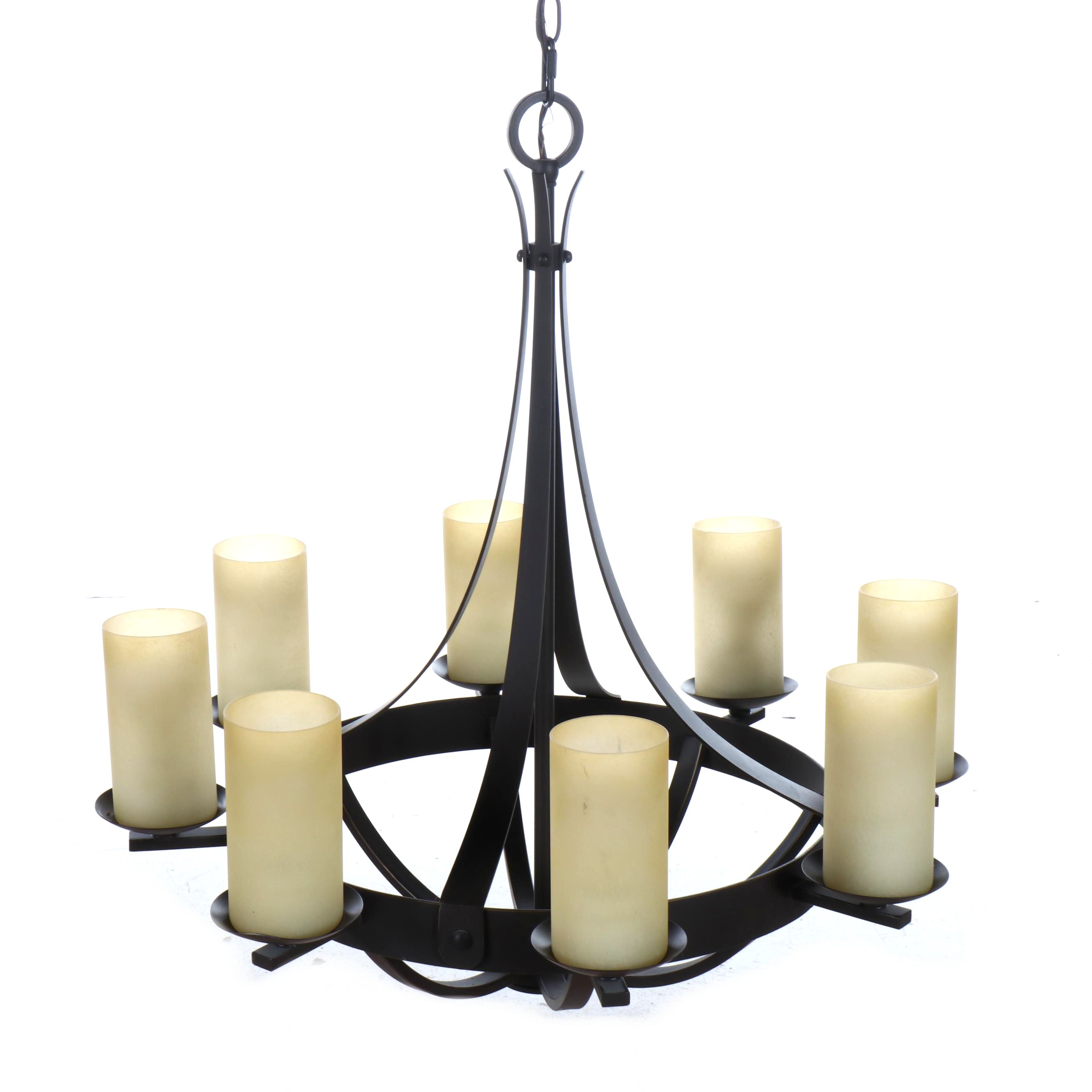 Medieval Style Eight-Arm Circular Chandelier