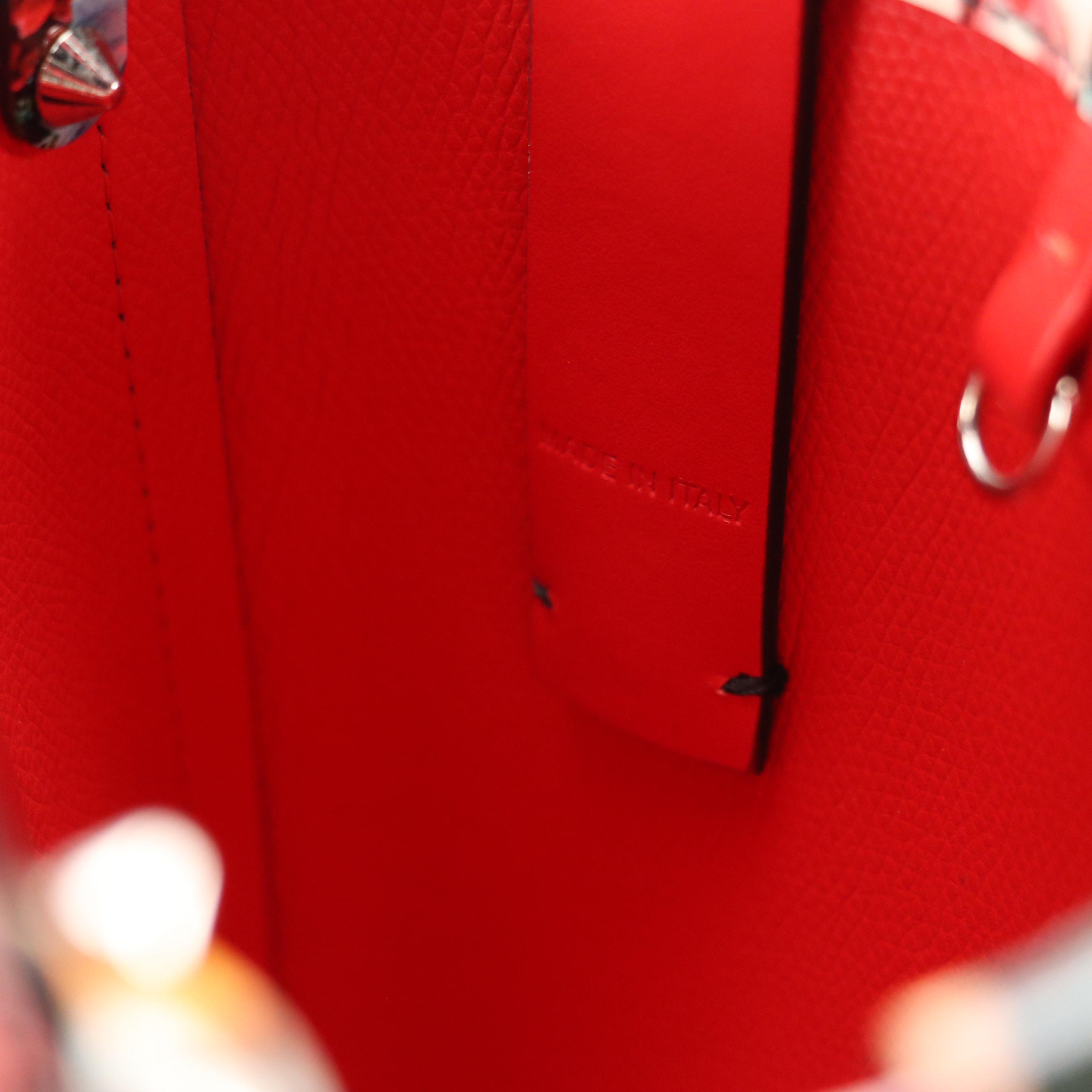 Christian Louboutin Mini Cabata Tote in Oh Xtian! Print Patent Leather