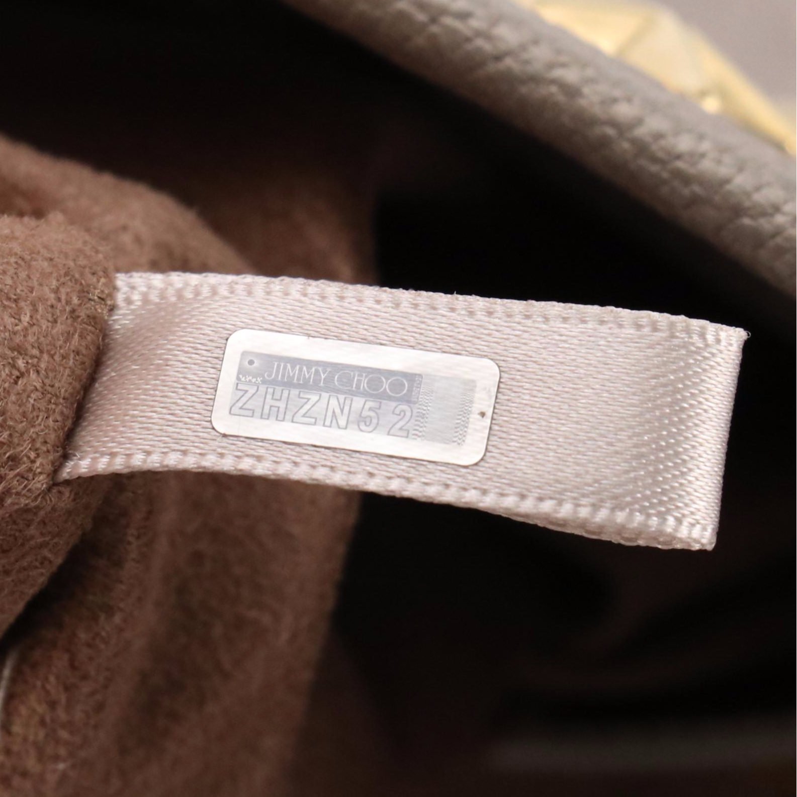 Jimmy Choo Sasha Tote in Gold Tone Star Studded Metallic Silver Calfskin Leather